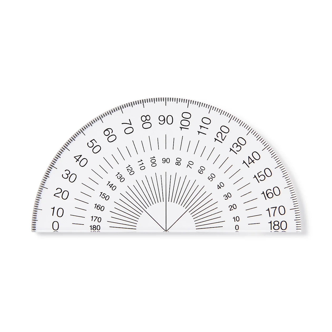 Acrylic Semi-Circle Protractor - Image 2