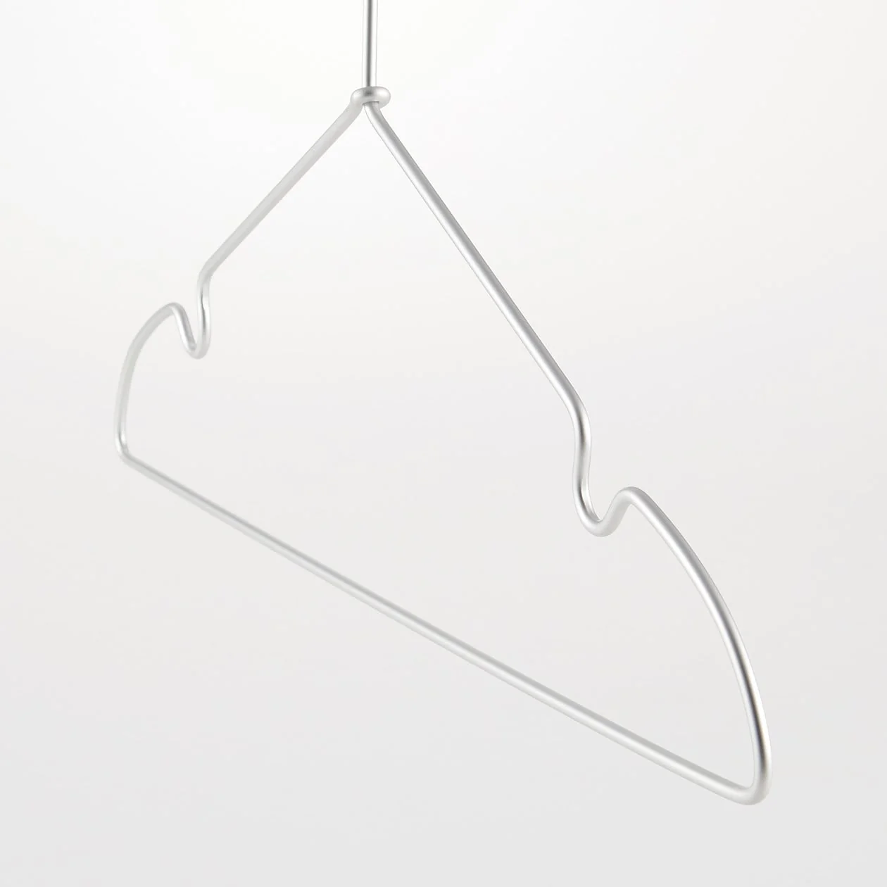 Aluminium Clothes Hanger with Notches - 42cm (3 Pack) - Image 5