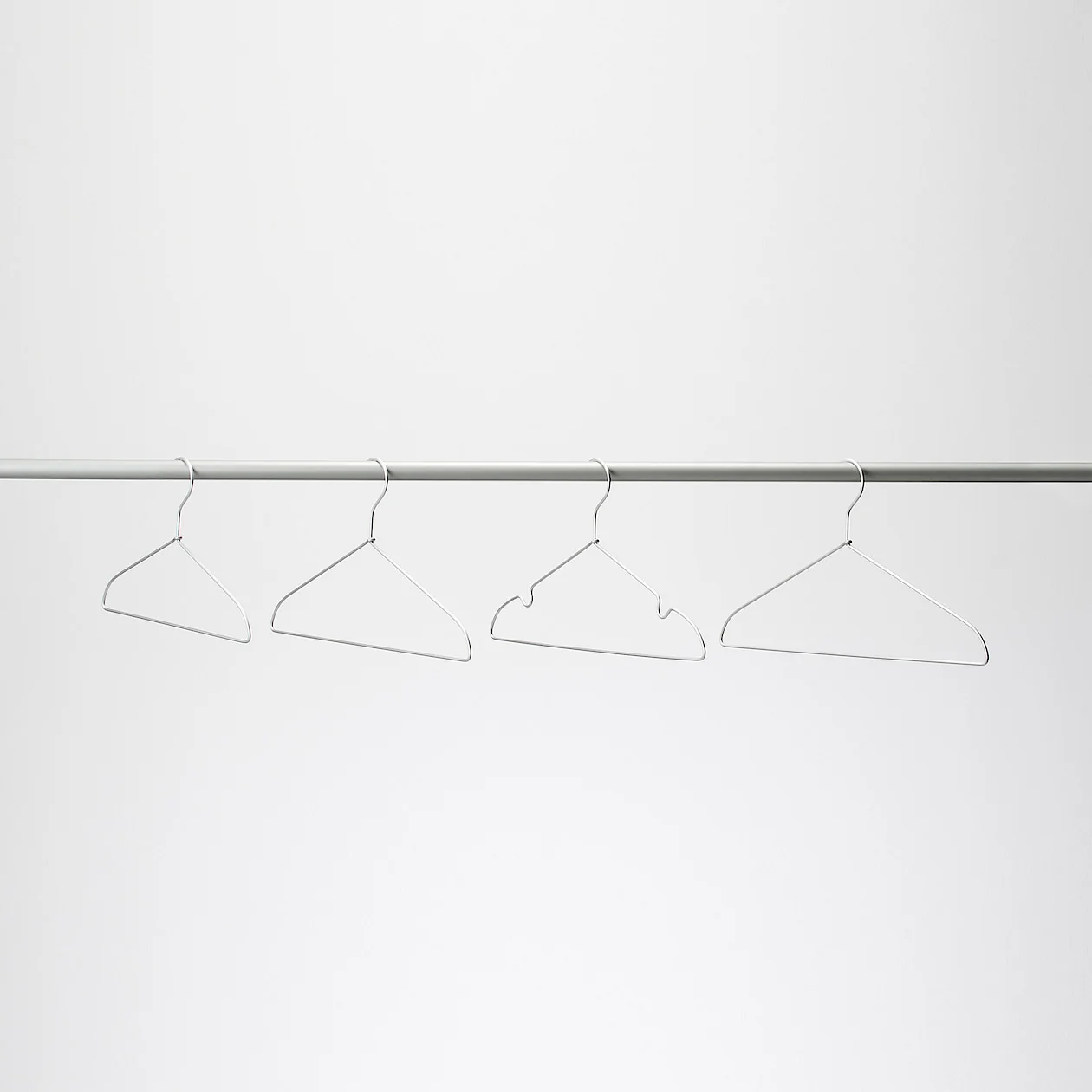 Aluminium Clothes Hanger with Notches - 42cm (3 Pack) - Image 7