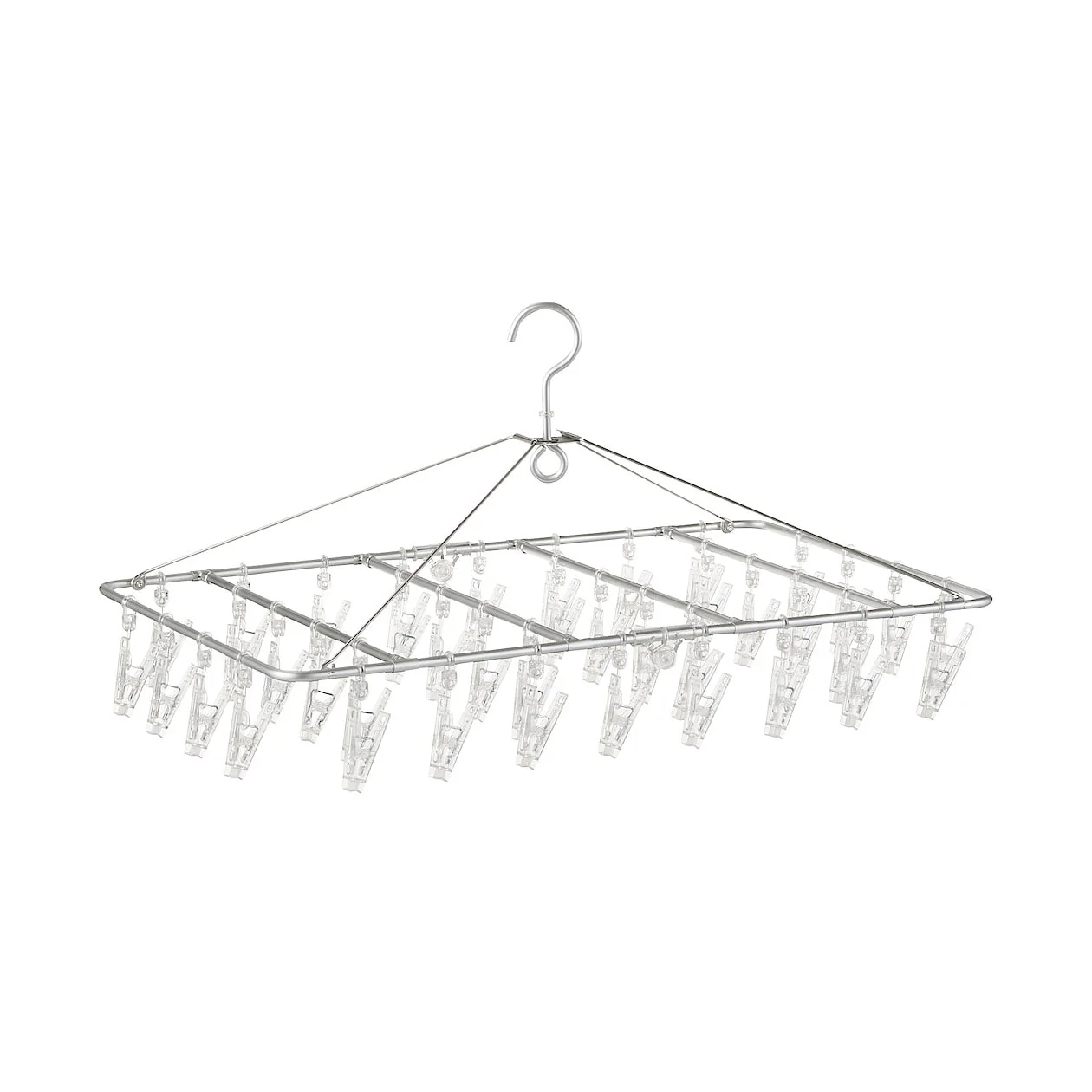 Aluminium Square Hanger - 40 Pegs - Image 2
