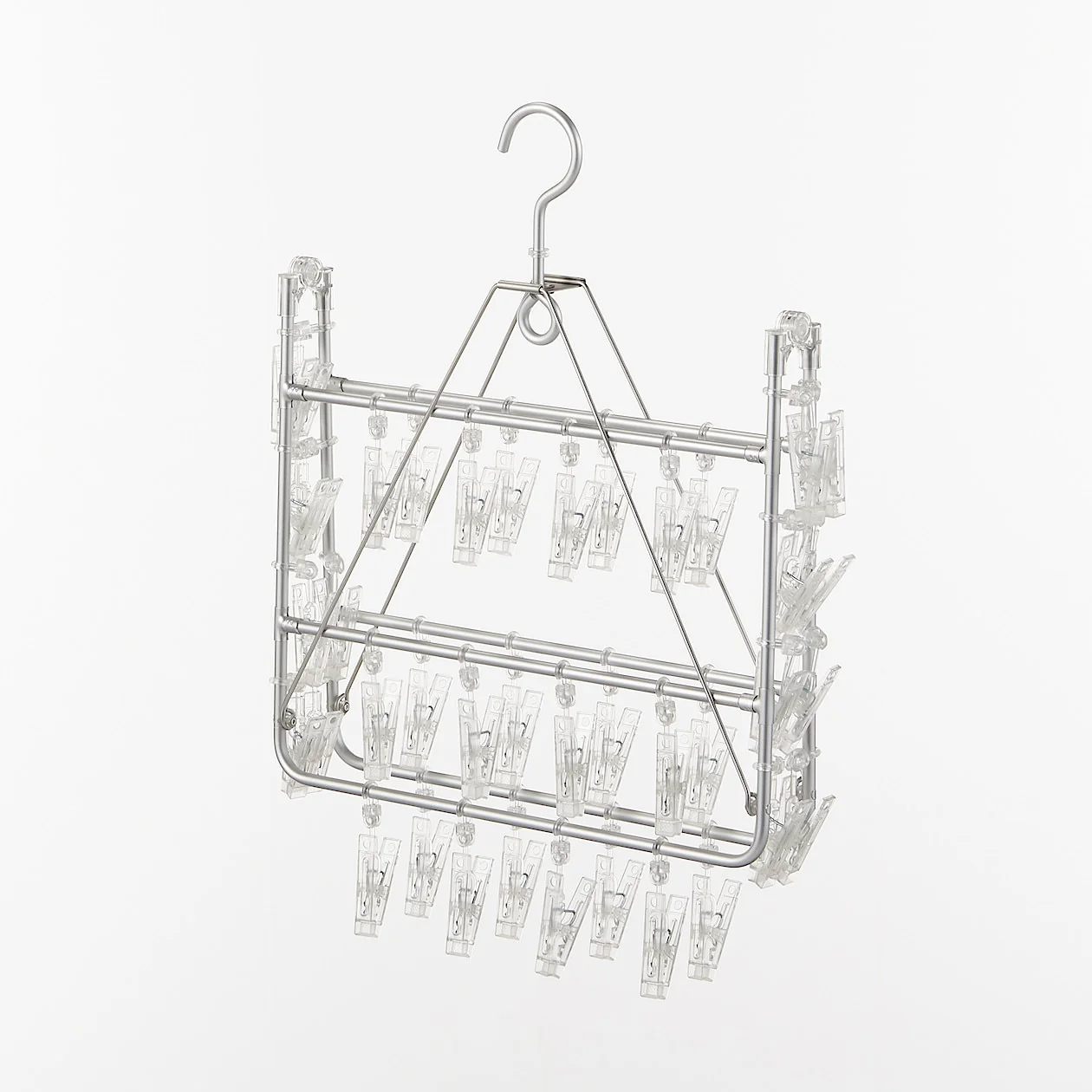 Aluminium Square Hanger - 40 Pegs - Image 5