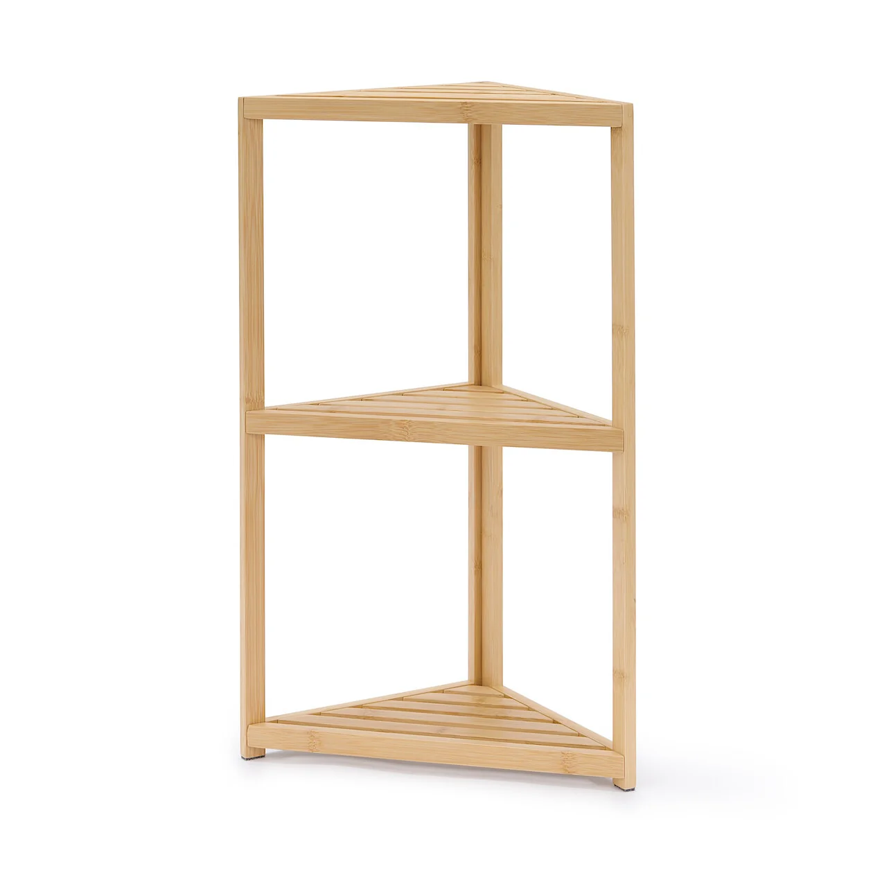 Bamboo Corner Rack - 3 Tiers - Image 2