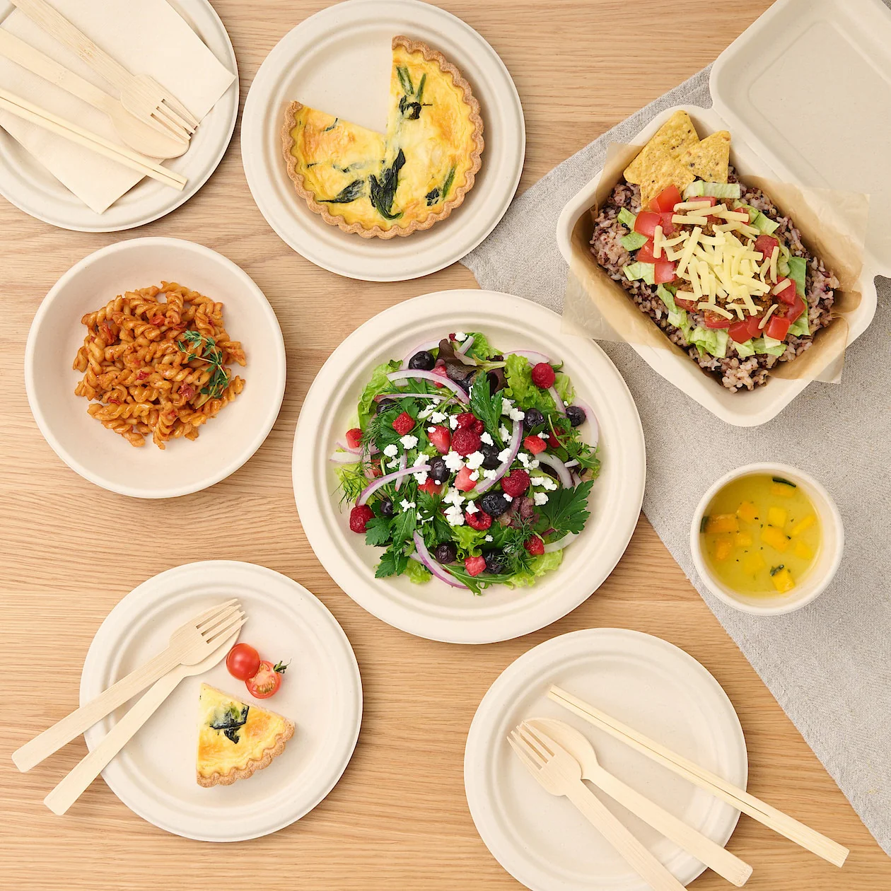 Bamboo Disposable Spoon (10 Pack) - Image 2