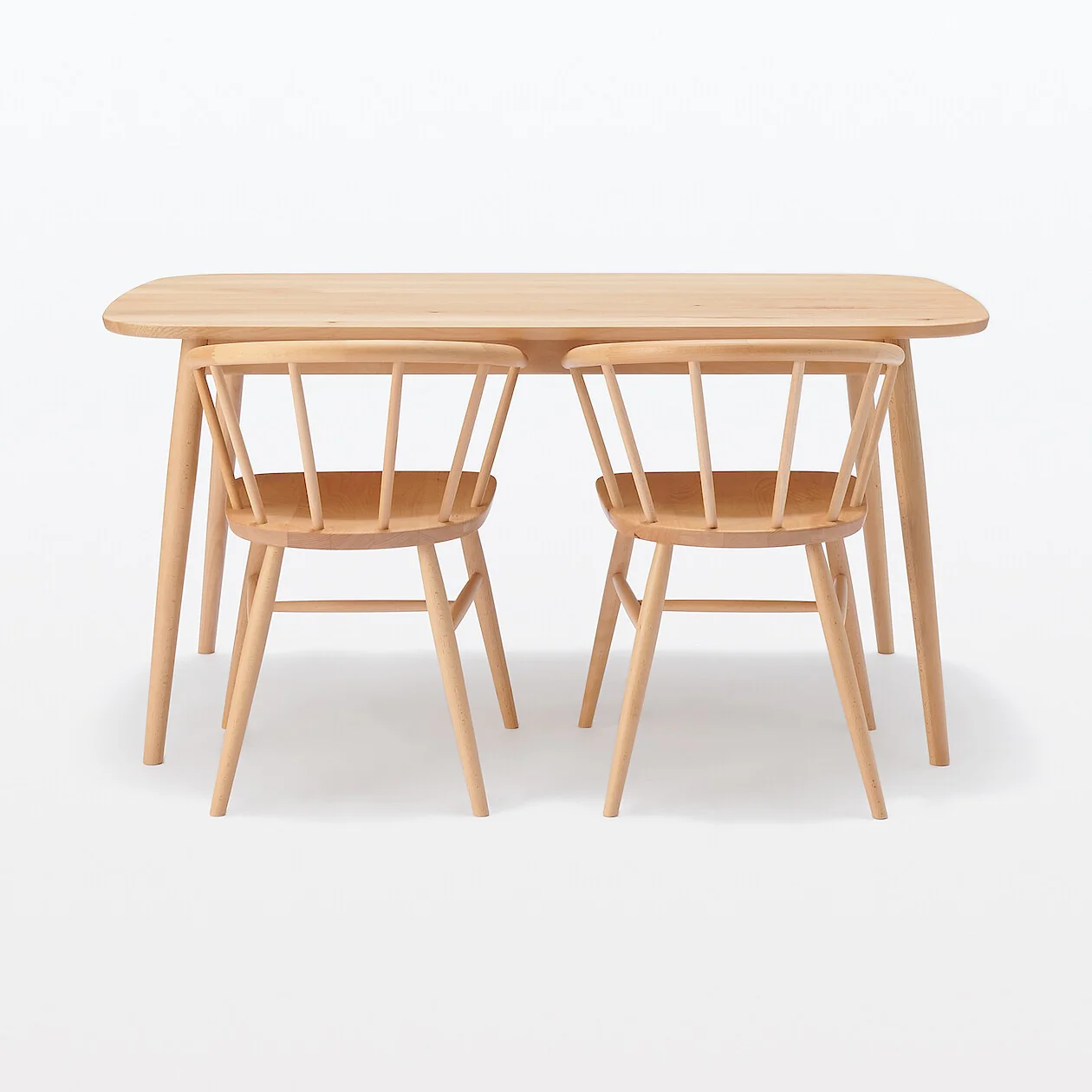 Beech Dining Table with Round Legs - Image 15