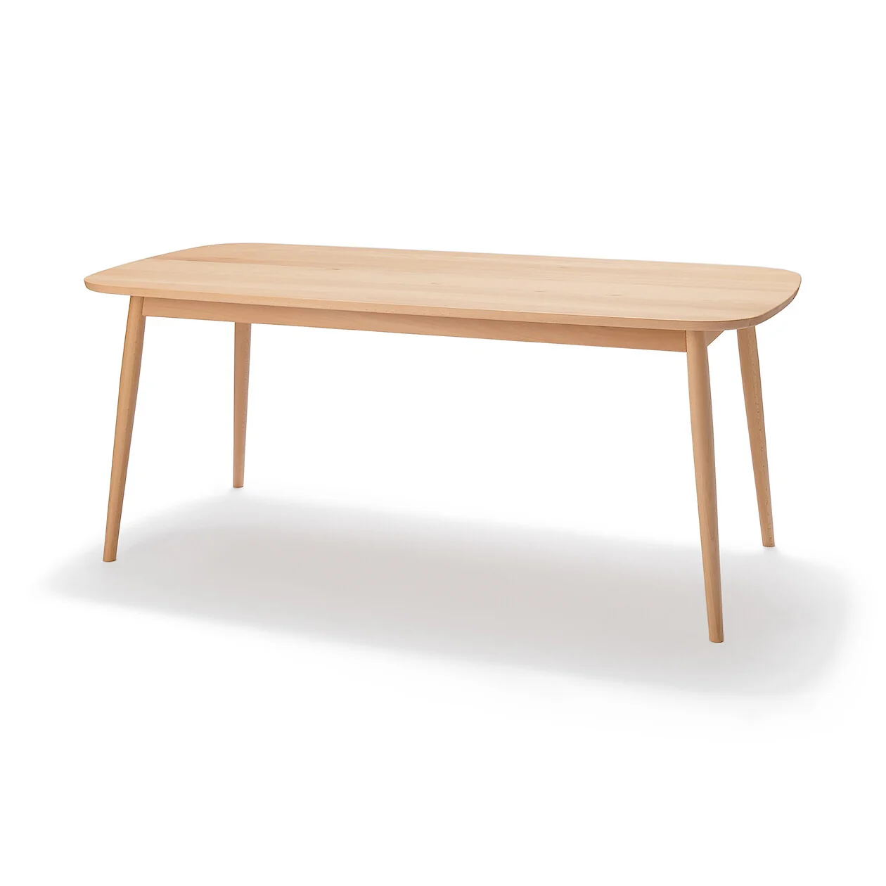 Beech Dining Table with Round Legs - Image 3