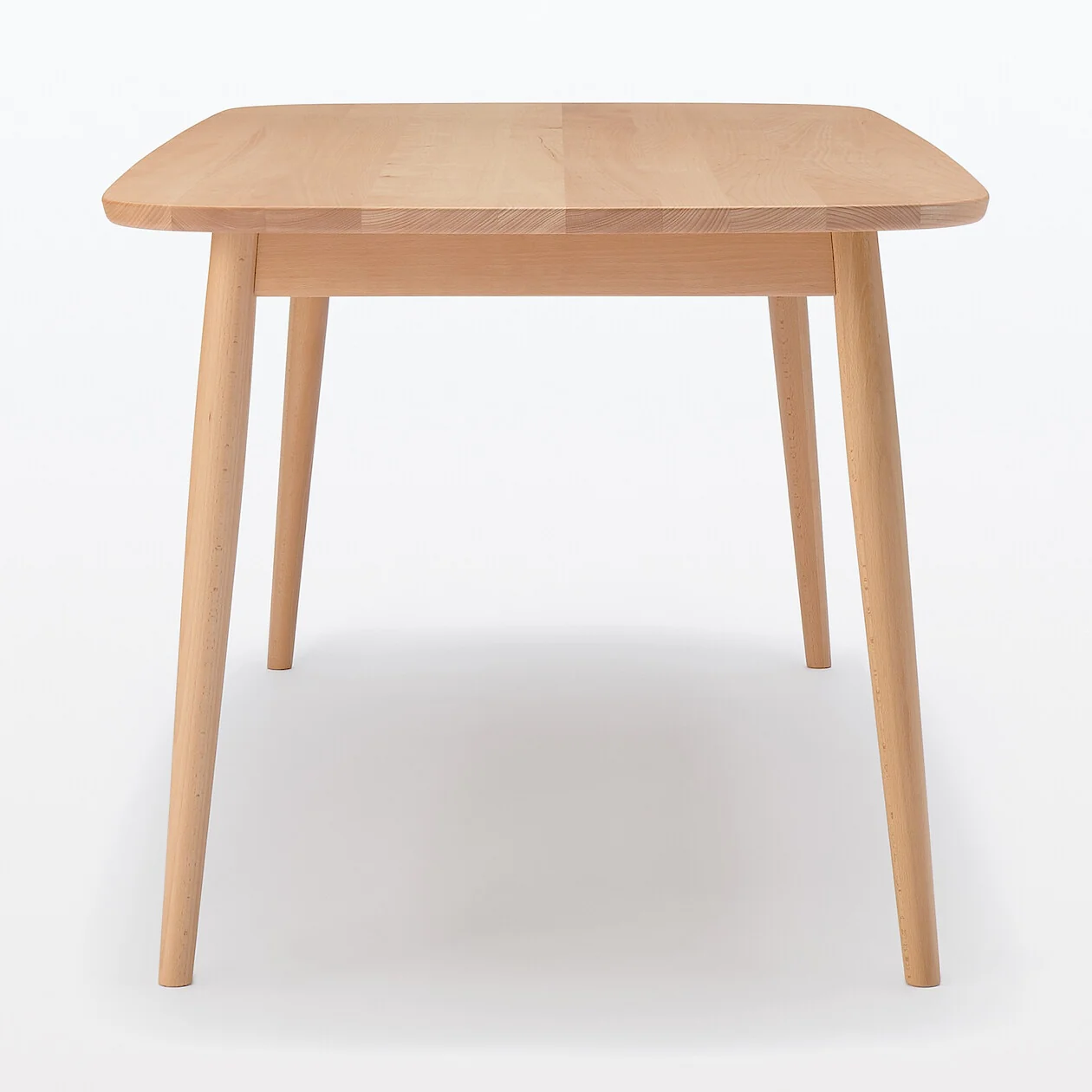 Beech Dining Table with Round Legs - Image 5