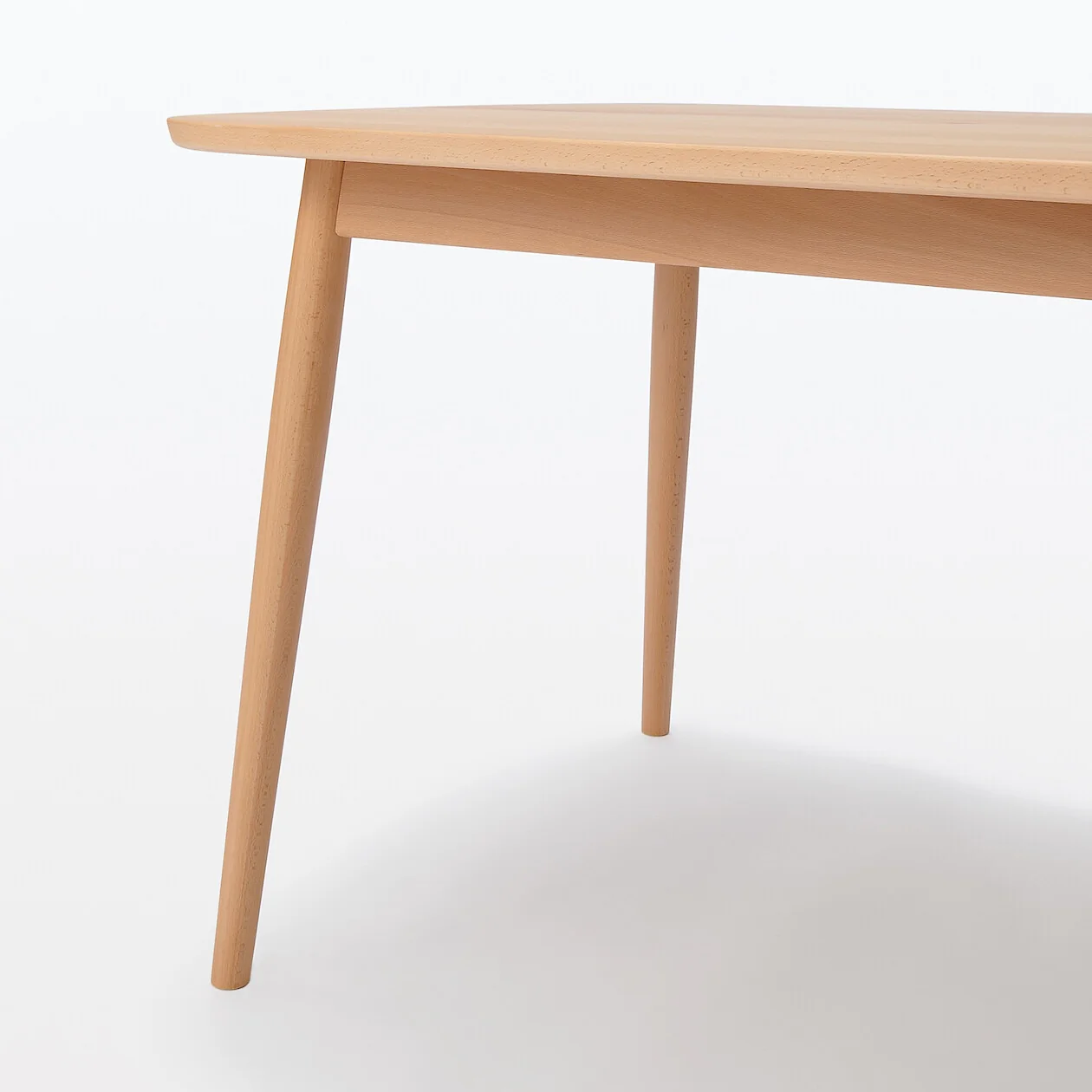 Beech Dining Table with Round Legs - Image 7