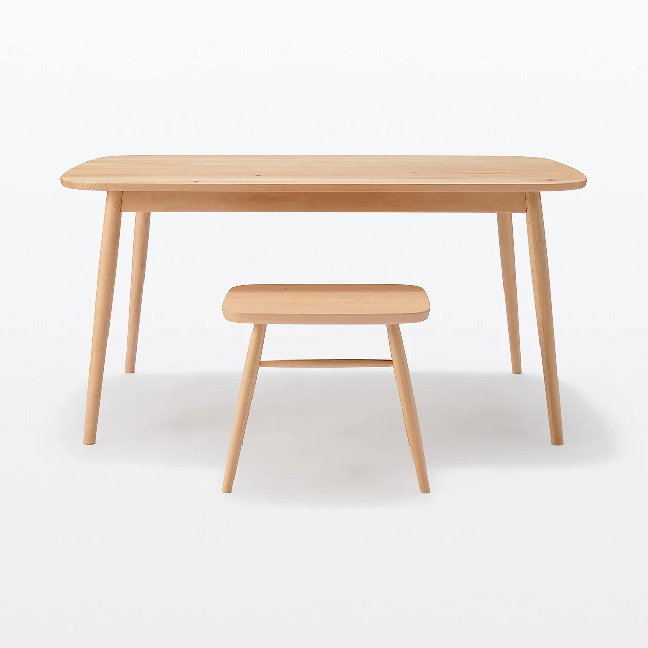Beech Stool with Round Legs - Image 10