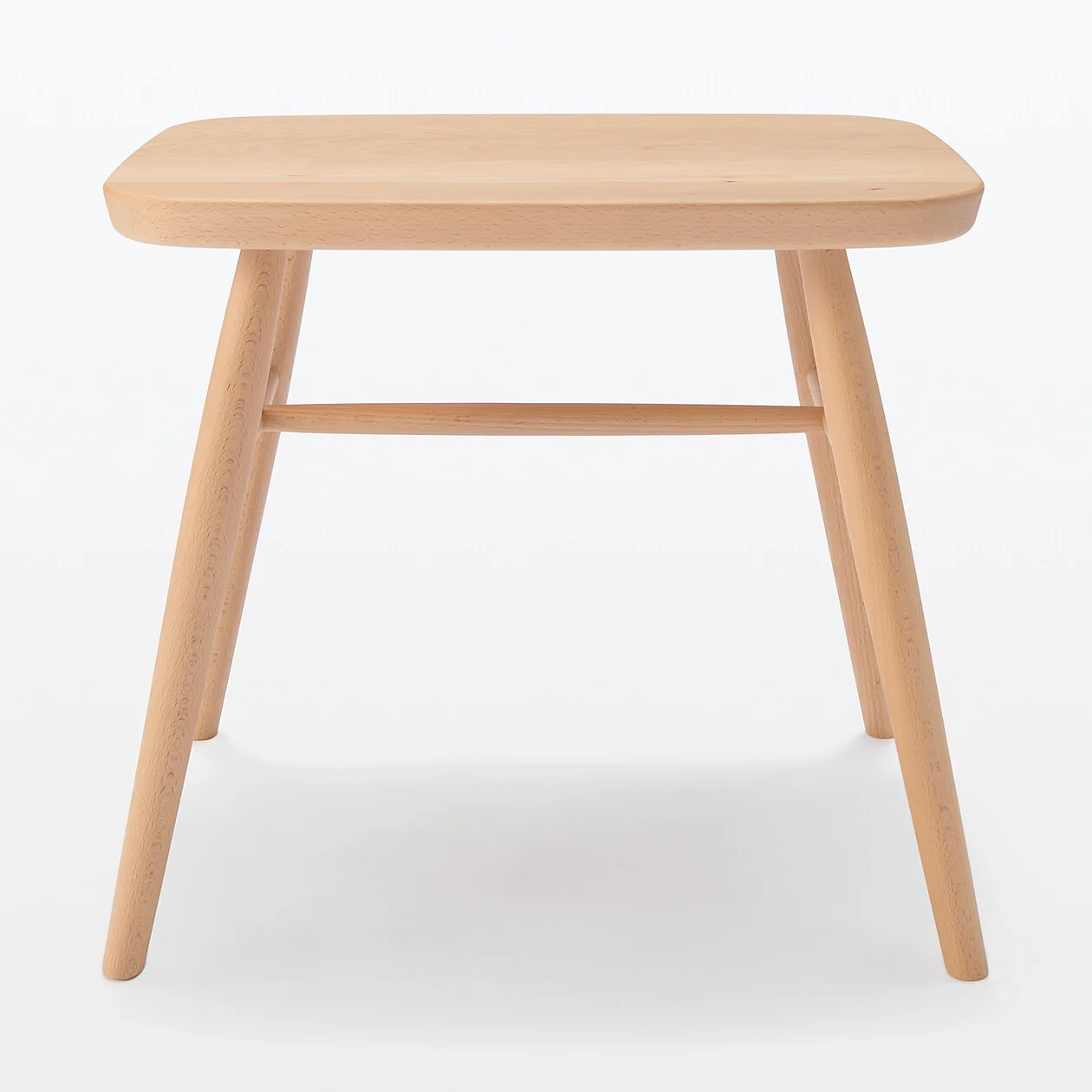 Beech Stool with Round Legs - Image 3