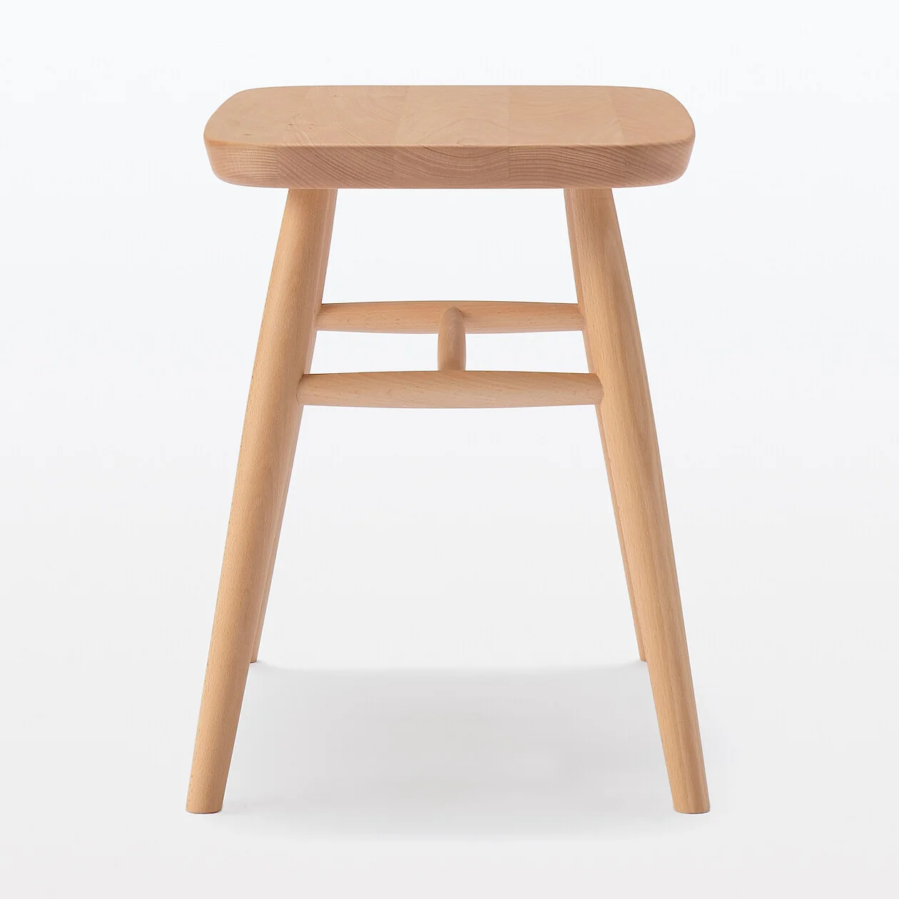 Beech Stool with Round Legs - Image 4
