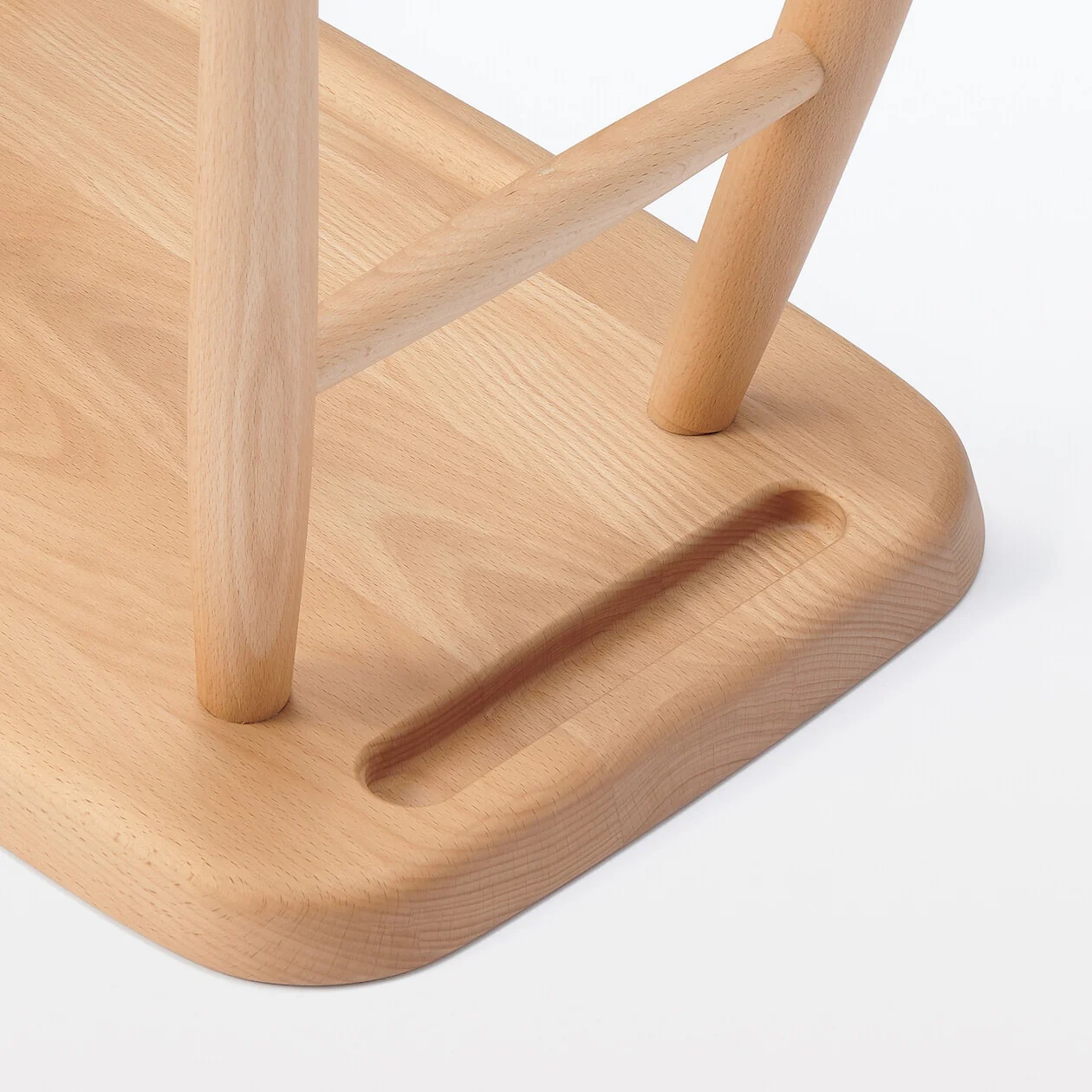 Beech Stool with Round Legs - Image 5