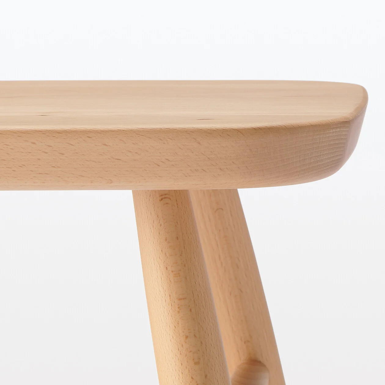 Beech Stool with Round Legs - Image 6