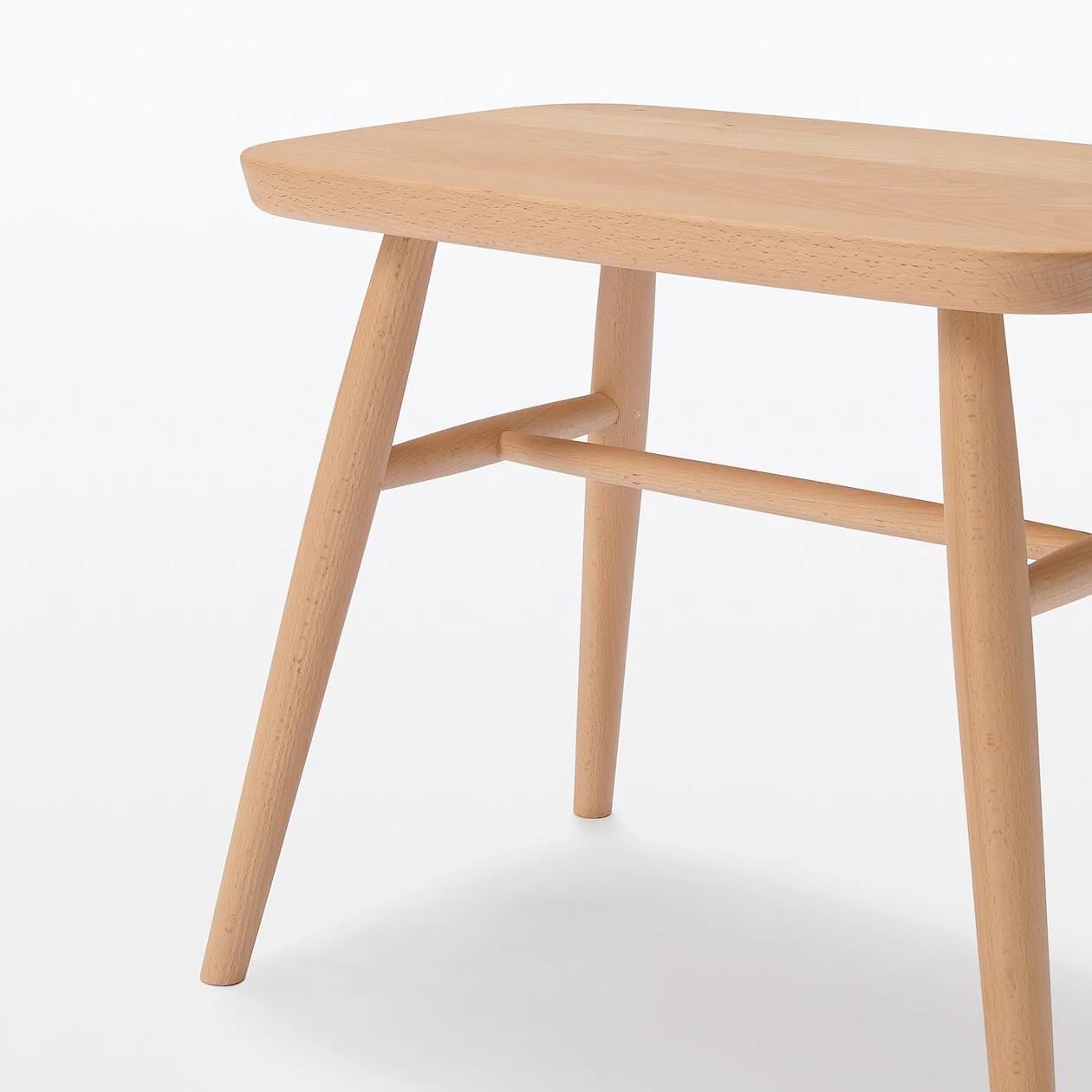 Beech Stool with Round Legs - Image 7