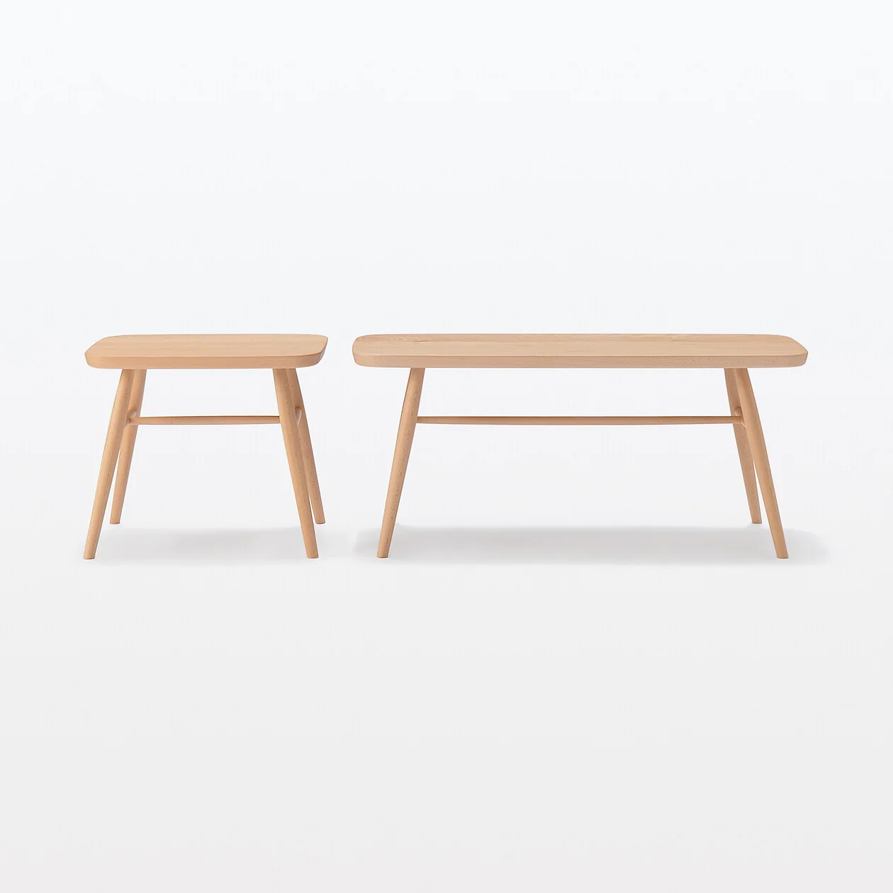 Beech Stool with Round Legs - Image 9