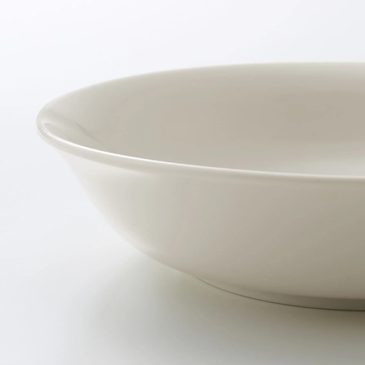 Beige Porcelain Deep Dish - Image 11