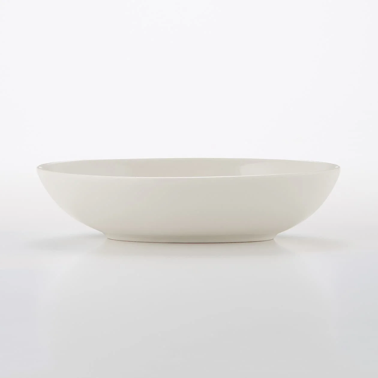 Beige Porcelain Oval Dish