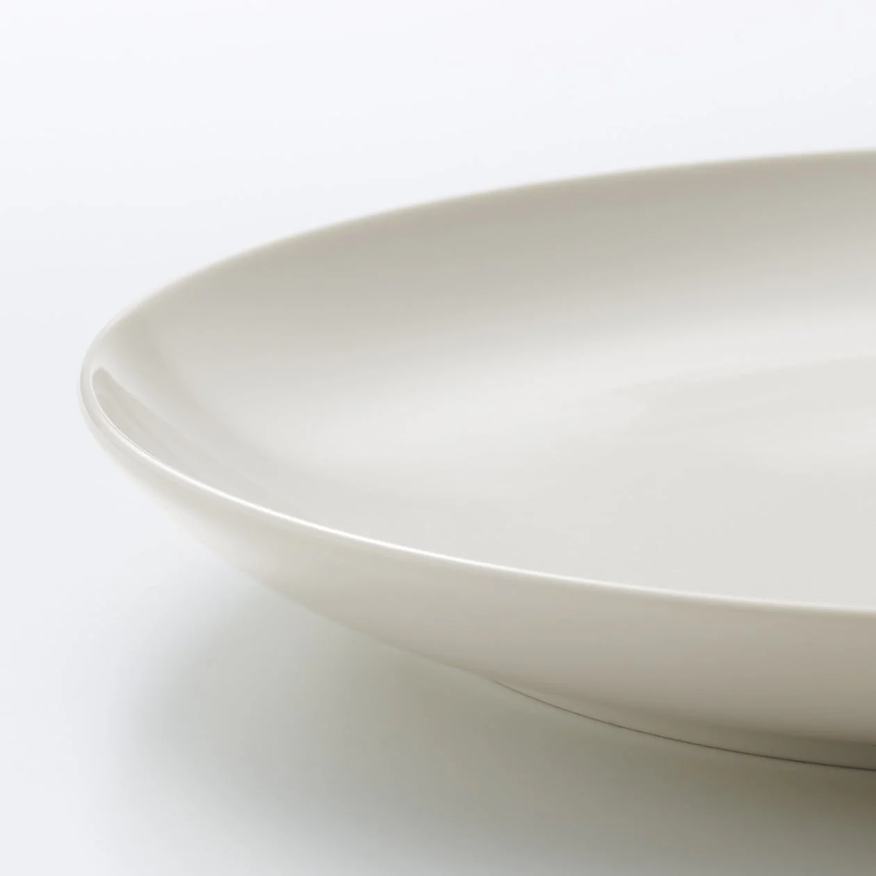 Beige Porcelain Plate - Image 17