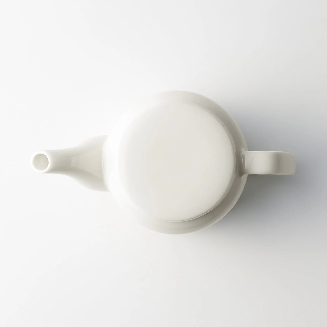 Beige Porcelain Teapot - Image 3