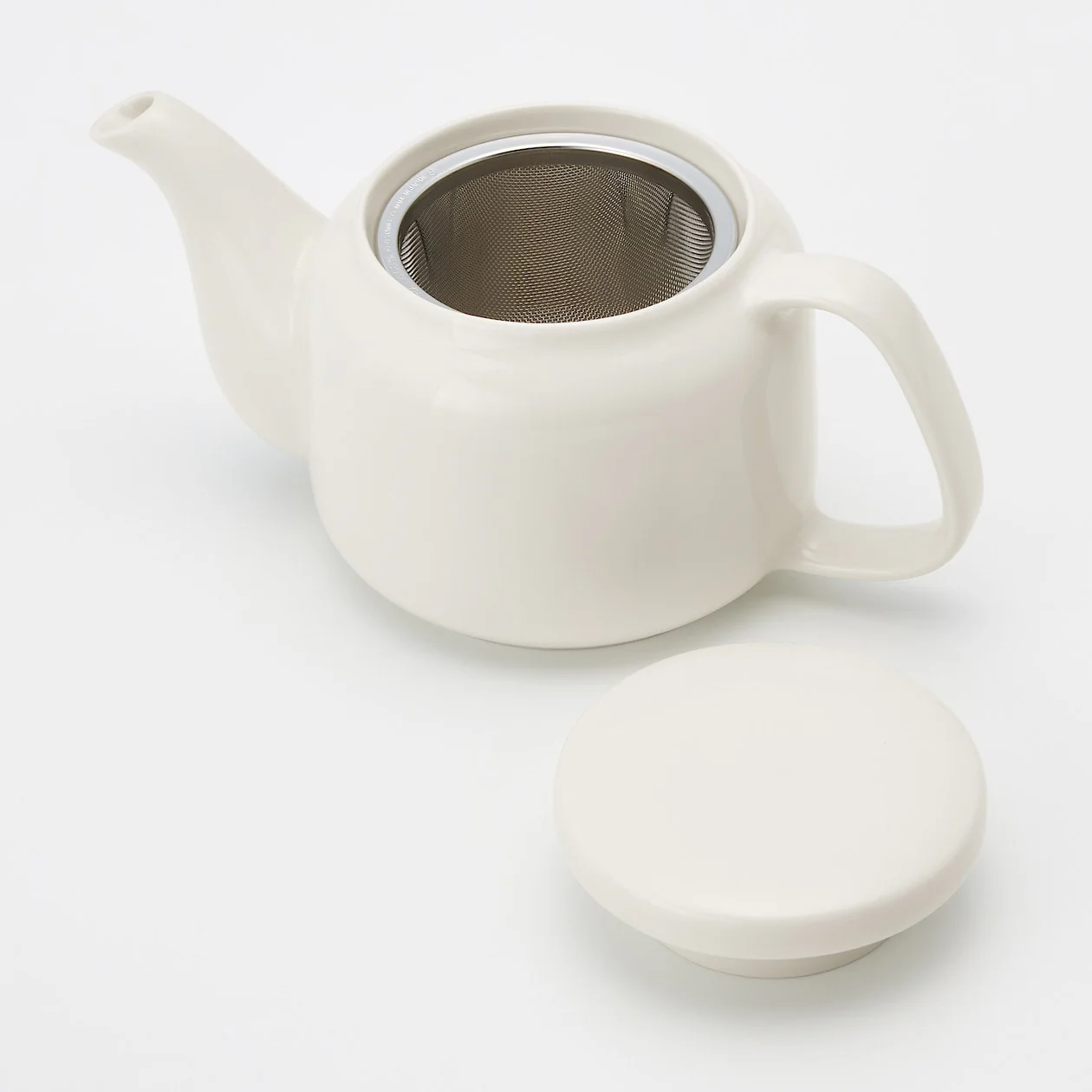 Beige Porcelain Teapot - Image 5