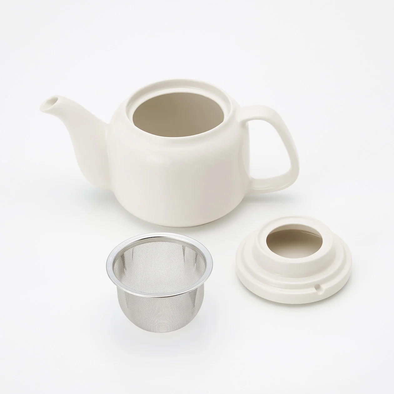 Beige Porcelain Teapot - Image 7