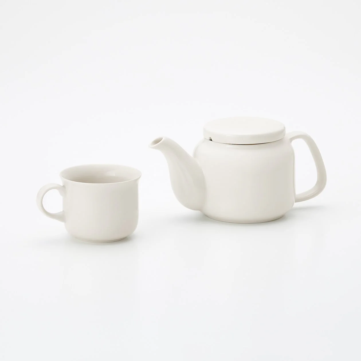 Beige Porcelain Teapot - Image 9