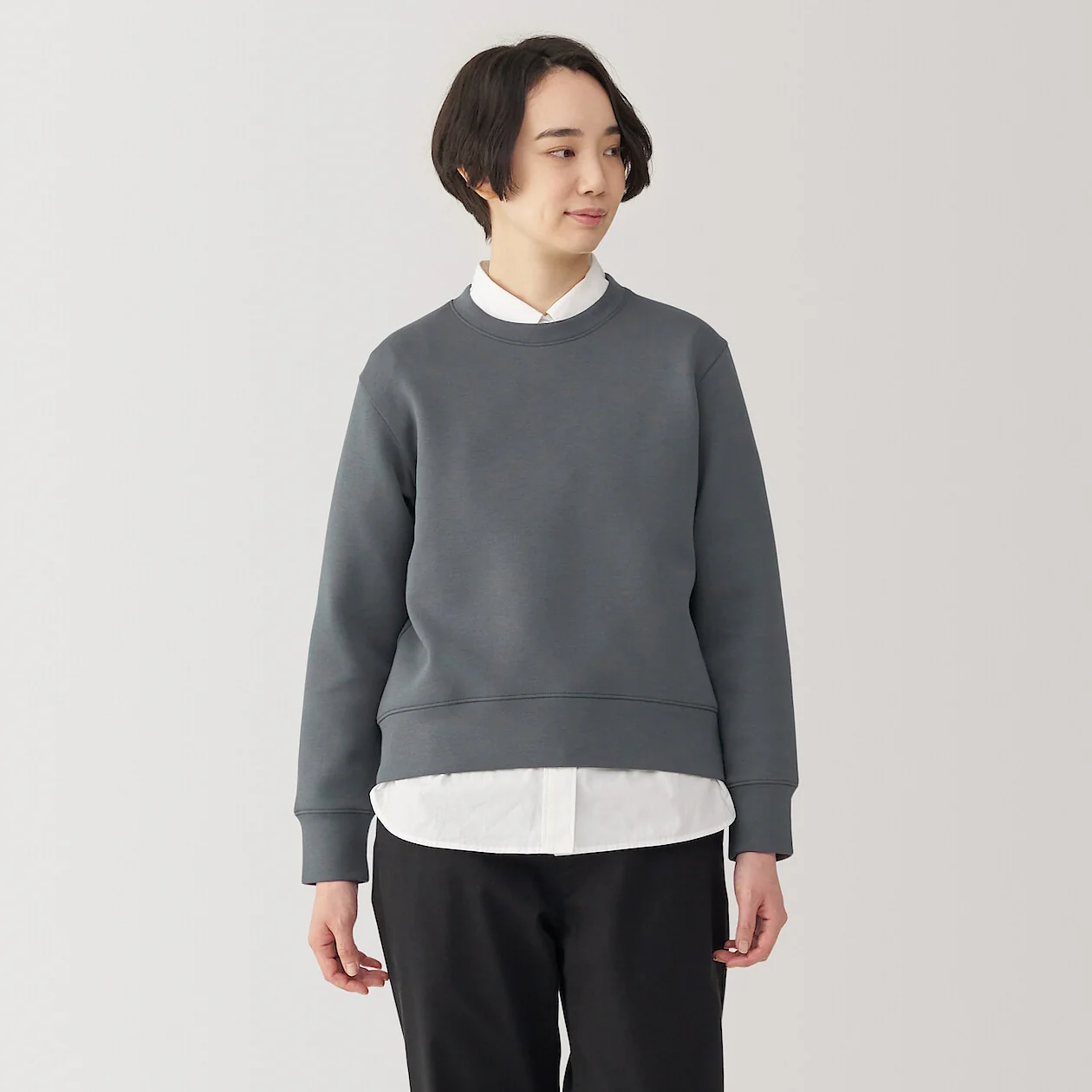 Double Knit Crewneck Sweatshirt - Image 8