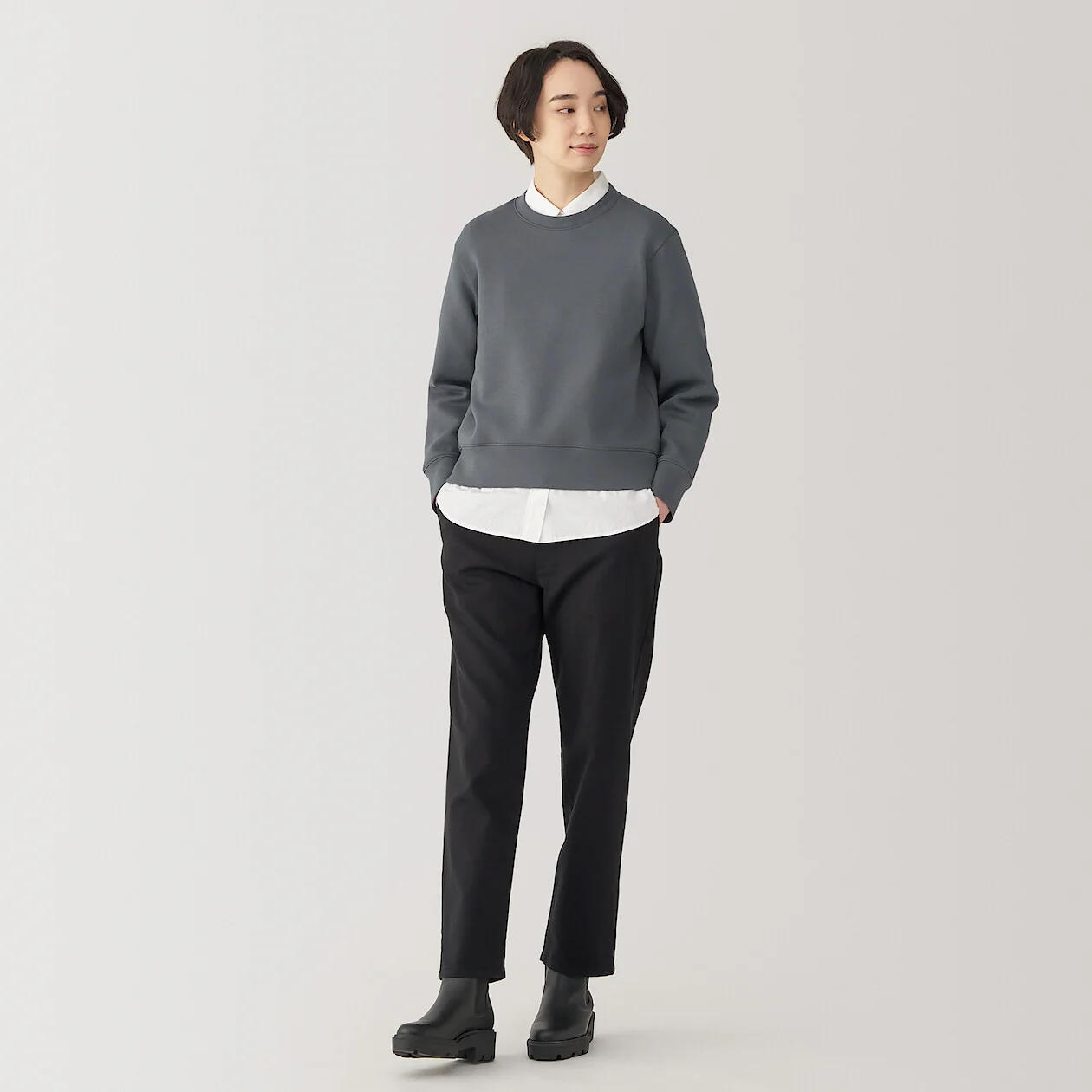 Double Knit Crewneck Sweatshirt - Image 9
