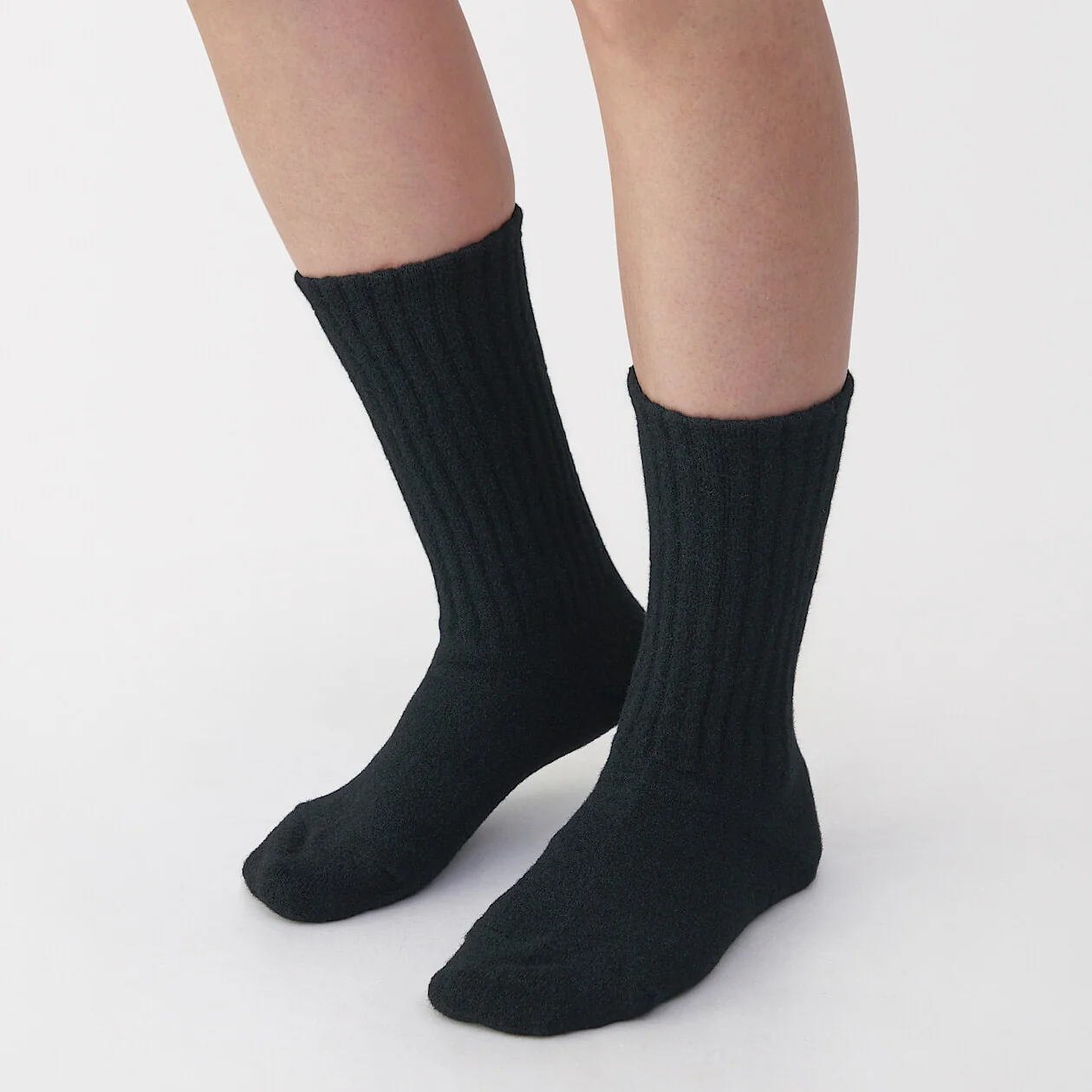 Right Angle Fluffy Rib Socks - Image 3
