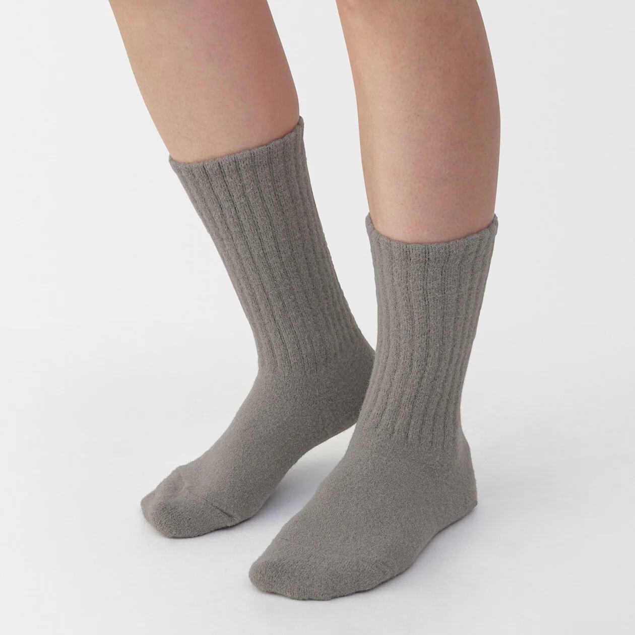 Right Angle Fluffy Rib Socks - Image 8