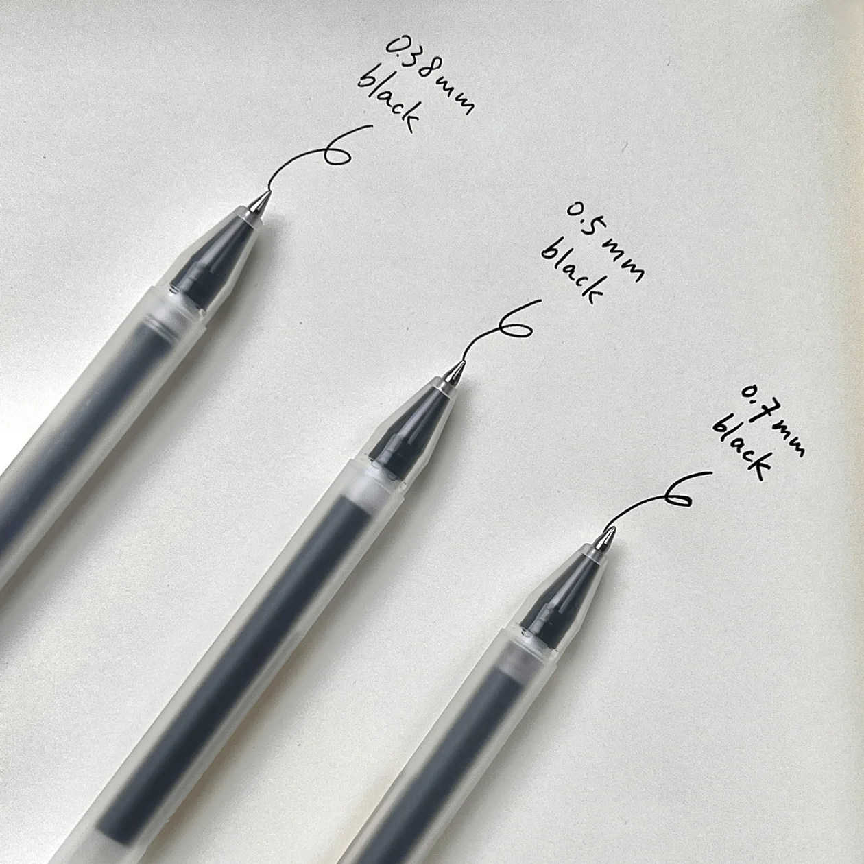 Gel Ink Ballpoint Pen - Cap Type 0.38mm - Image 2