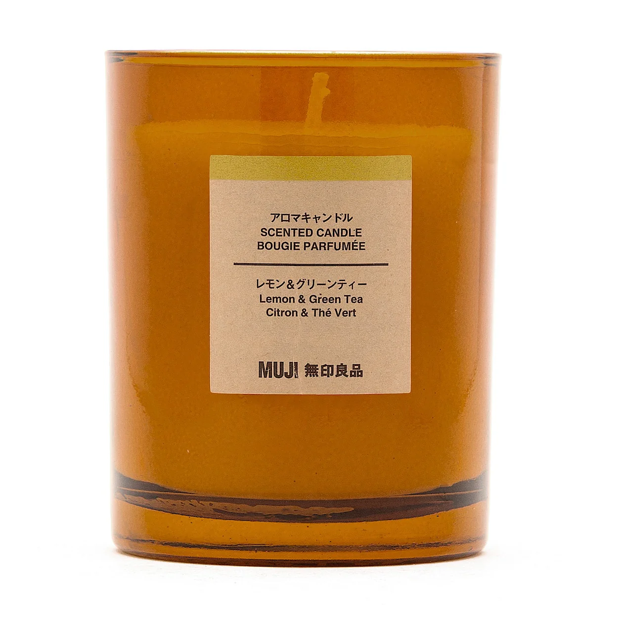 Glass Candle - Lemon & Green Tea (1 Wick) - Image 2