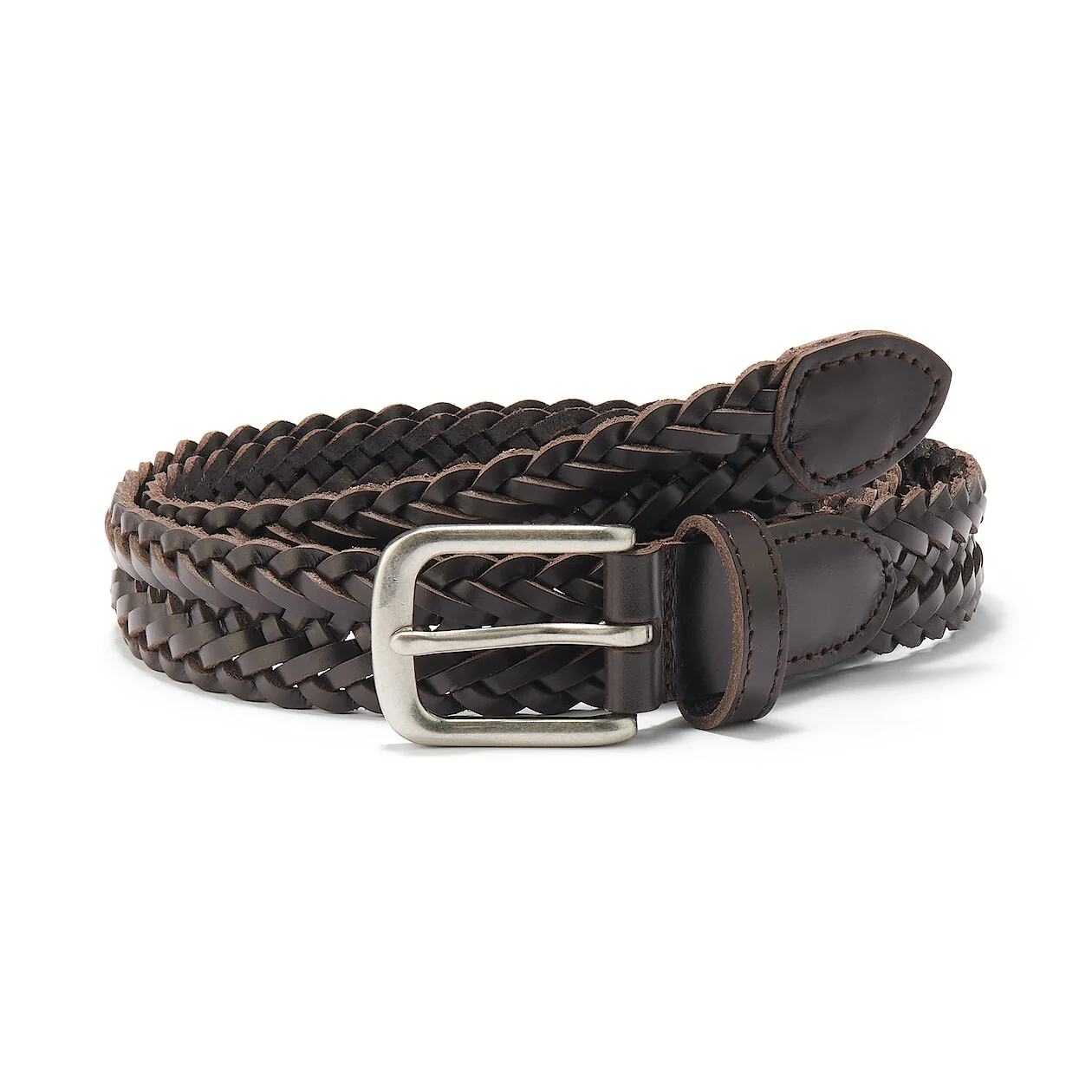 Vegetable Tanned Hand-Knitted Leather Belt - Image 10