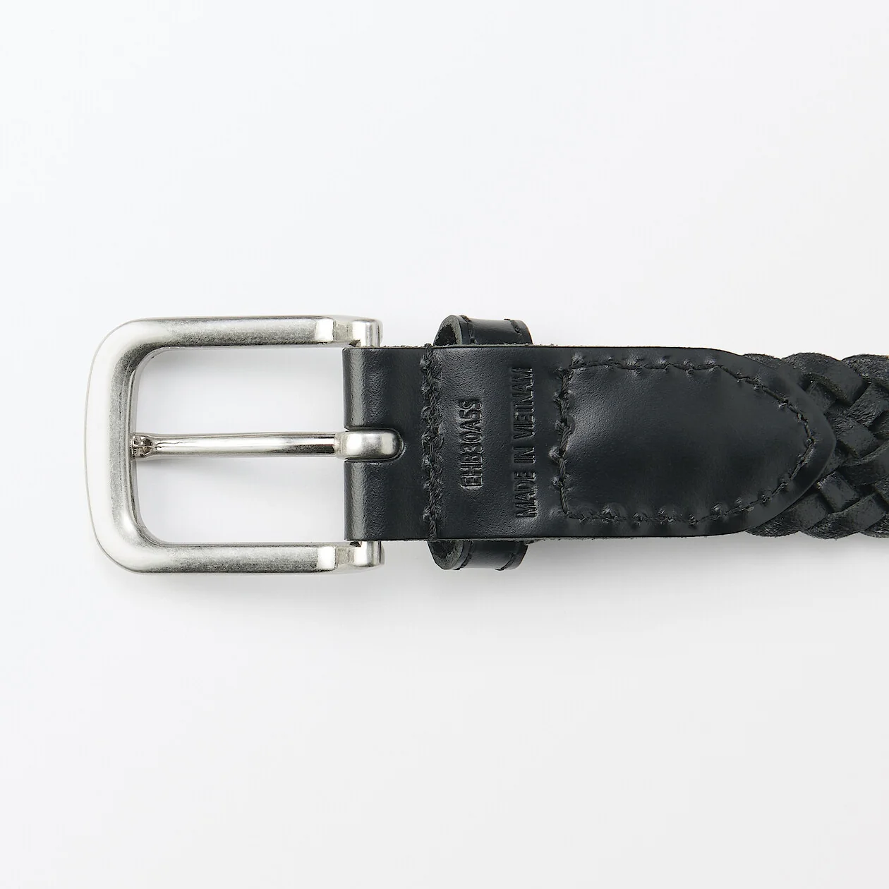 Vegetable Tanned Hand-Knitted Leather Belt - Image 4