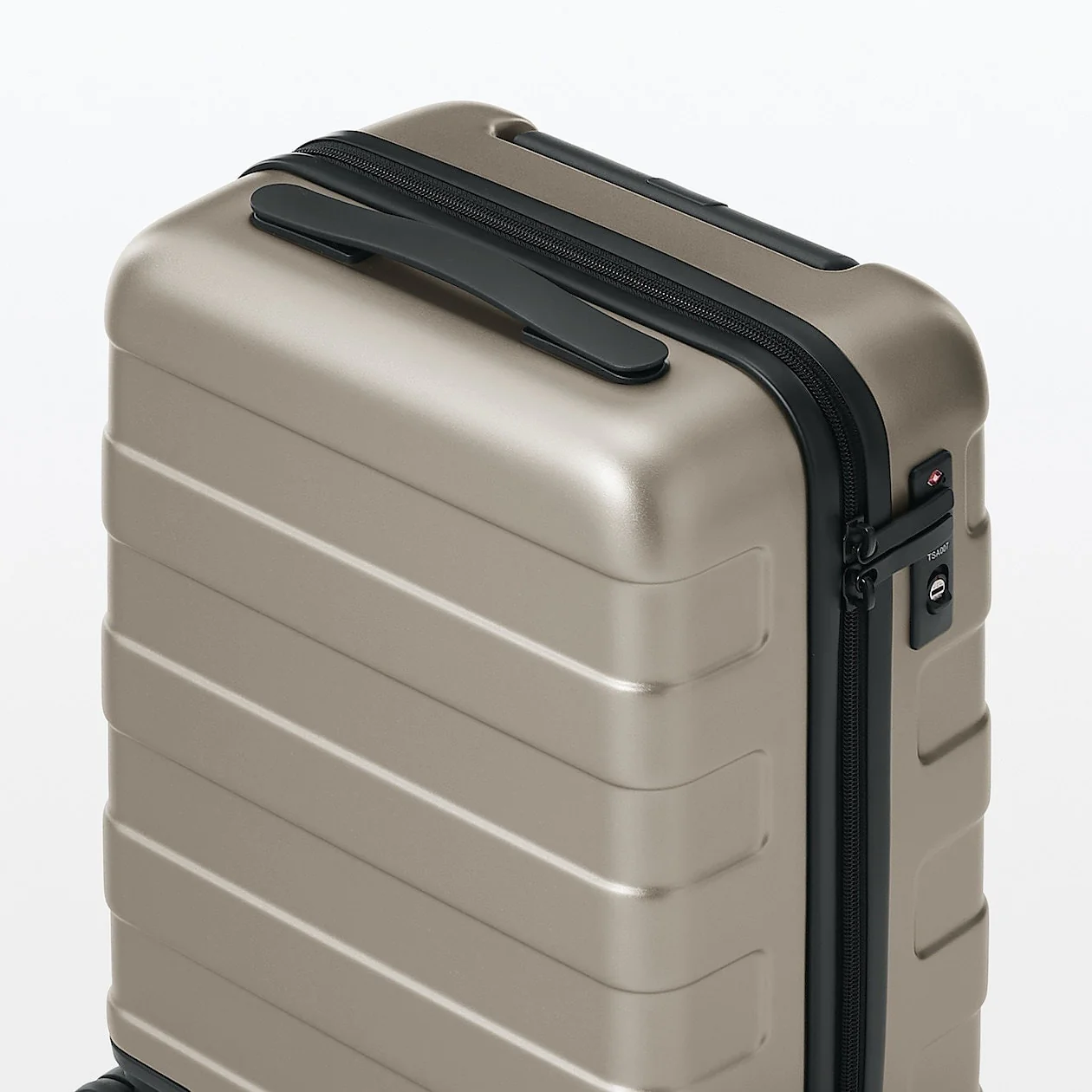 Hard Shell Suitcase - 20L (47cm) - Beige - Image 5