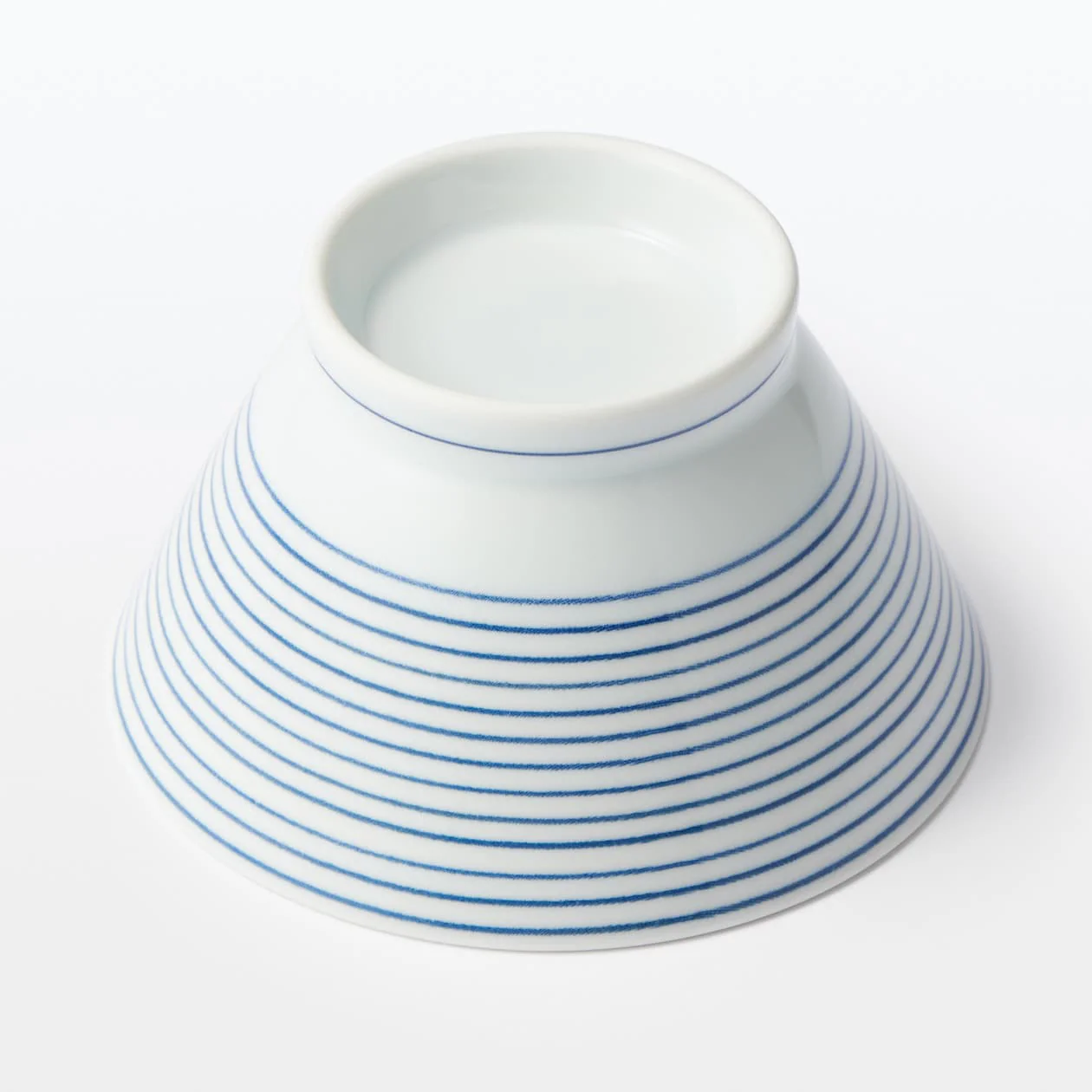 Hasami Rice Bowl - Horizontal Stripes - Image 4