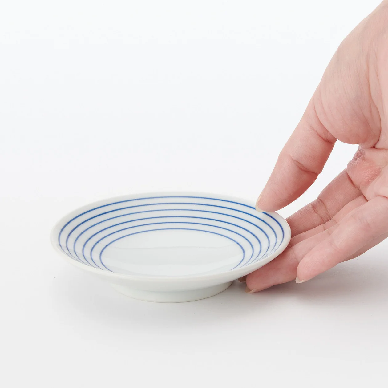 Hasami Small Plate - Horizontal Stripes - Image 6