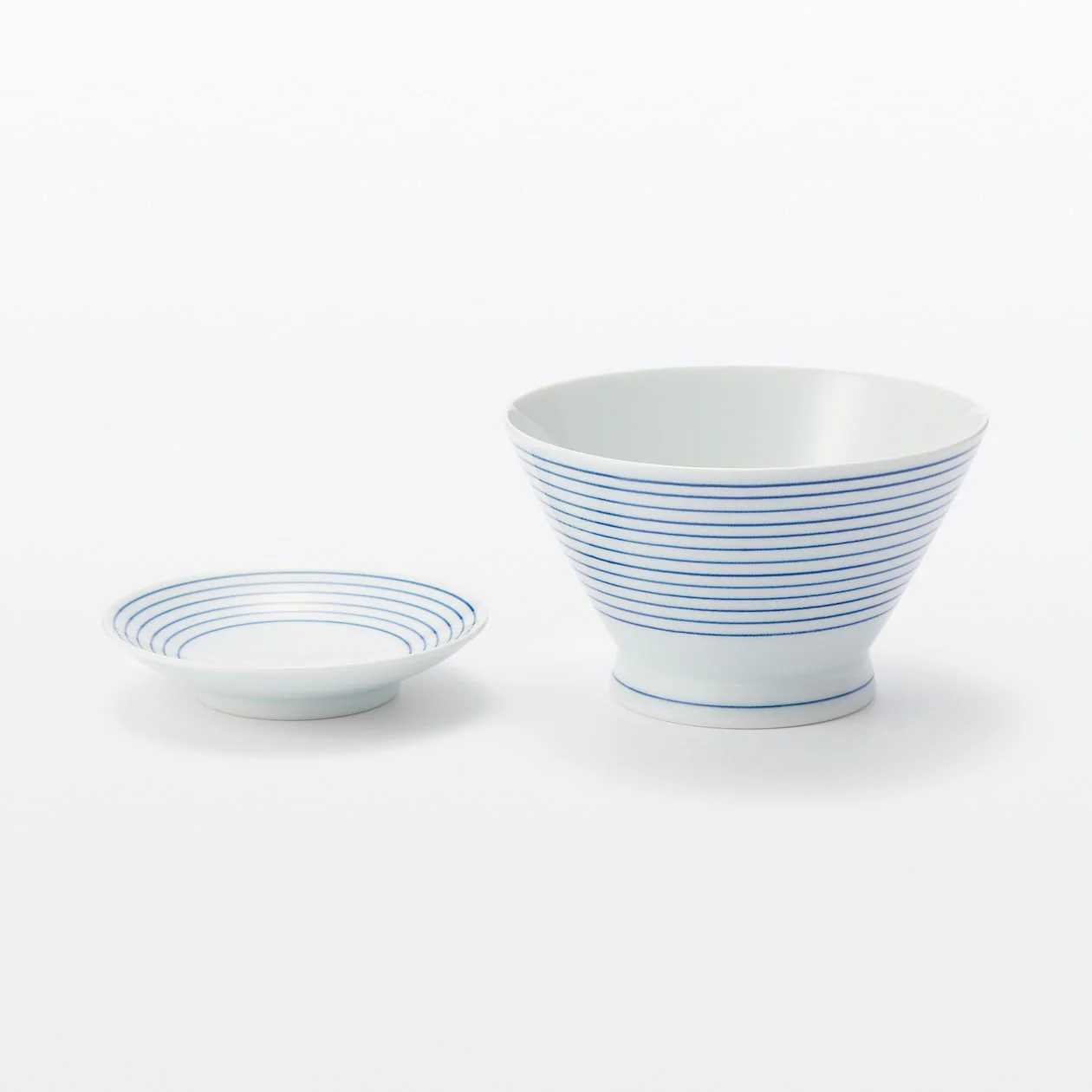 Hasami Small Plate - Horizontal Stripes - Image 8