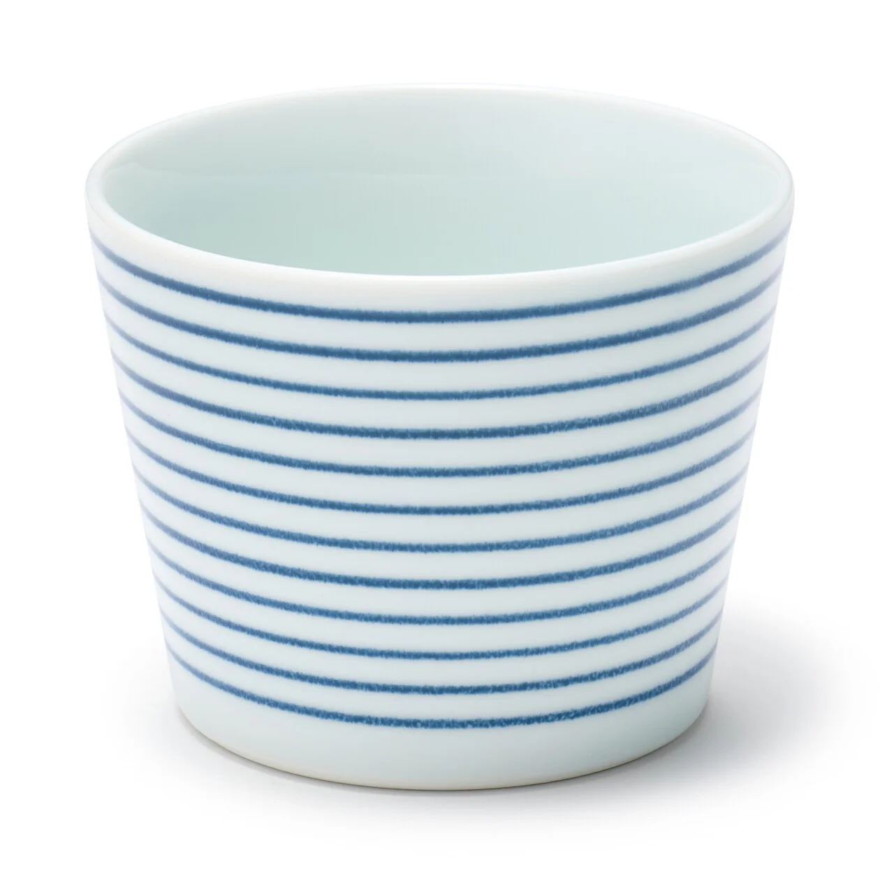 Hasami Ware Noodle Soup Cup - Horizontal Stripes
