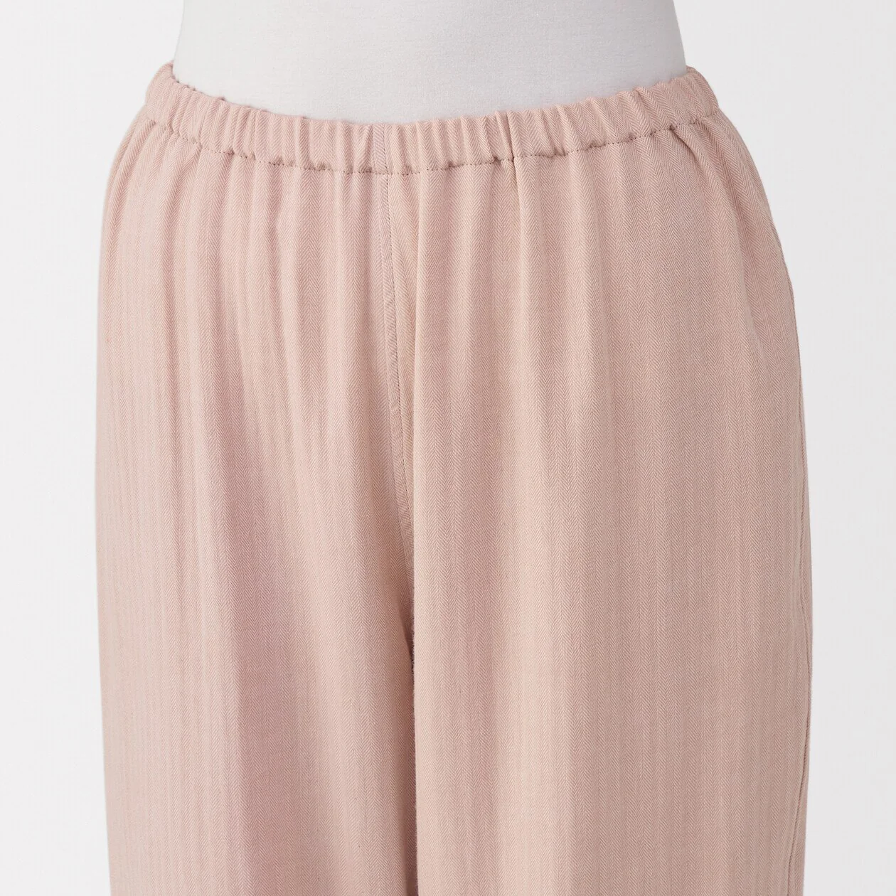 Herringbone Gauze Stand Collar Pyjamas - Image 17