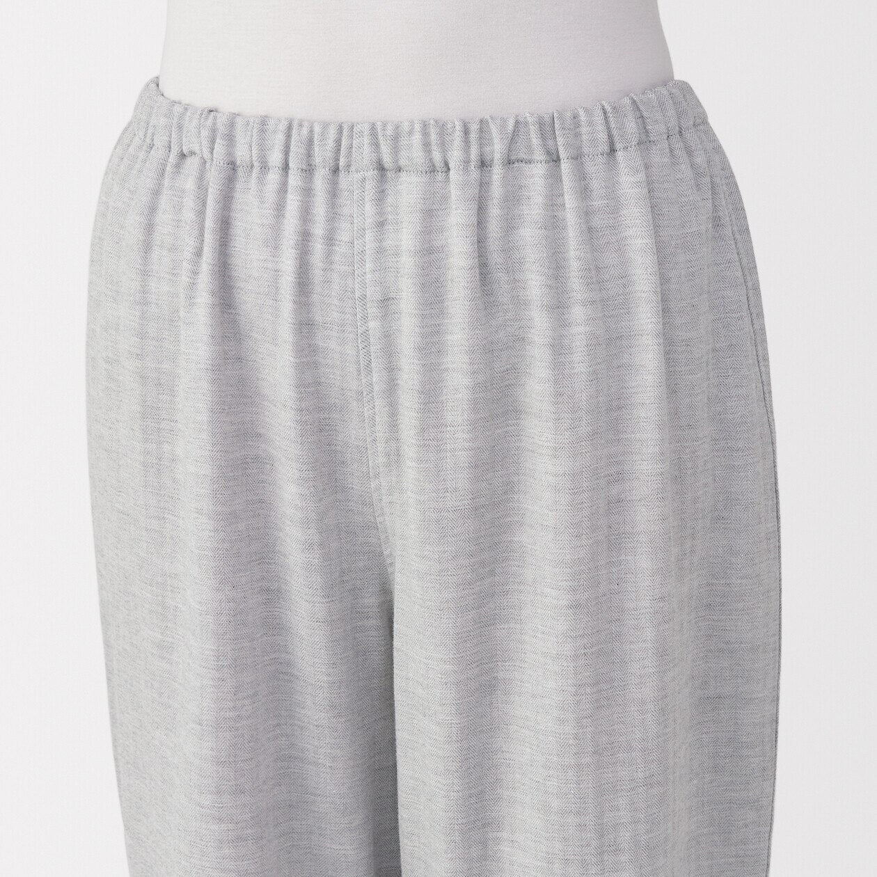 Herringbone Gauze Stand Collar Pyjamas - Image 6