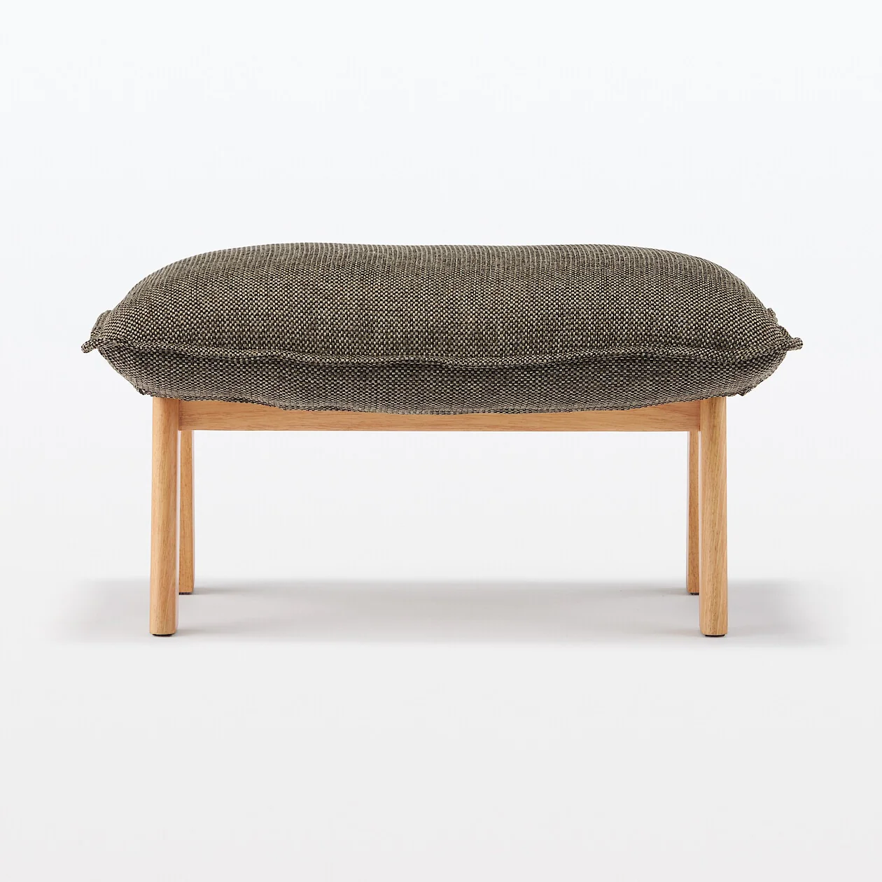 High-Back Reclining Sofa Ottoman with Plain Weave Cover - Image 15