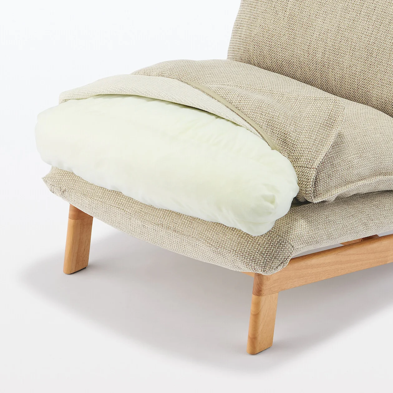 High-Back Reclining Sofa with Plain Weave Cover - Image 10