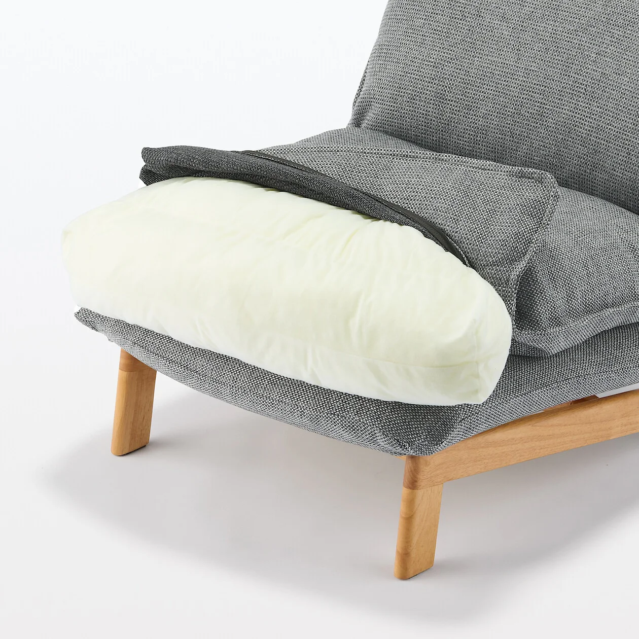 High-Back Reclining Sofa with Plain Weave Cover - Image 20