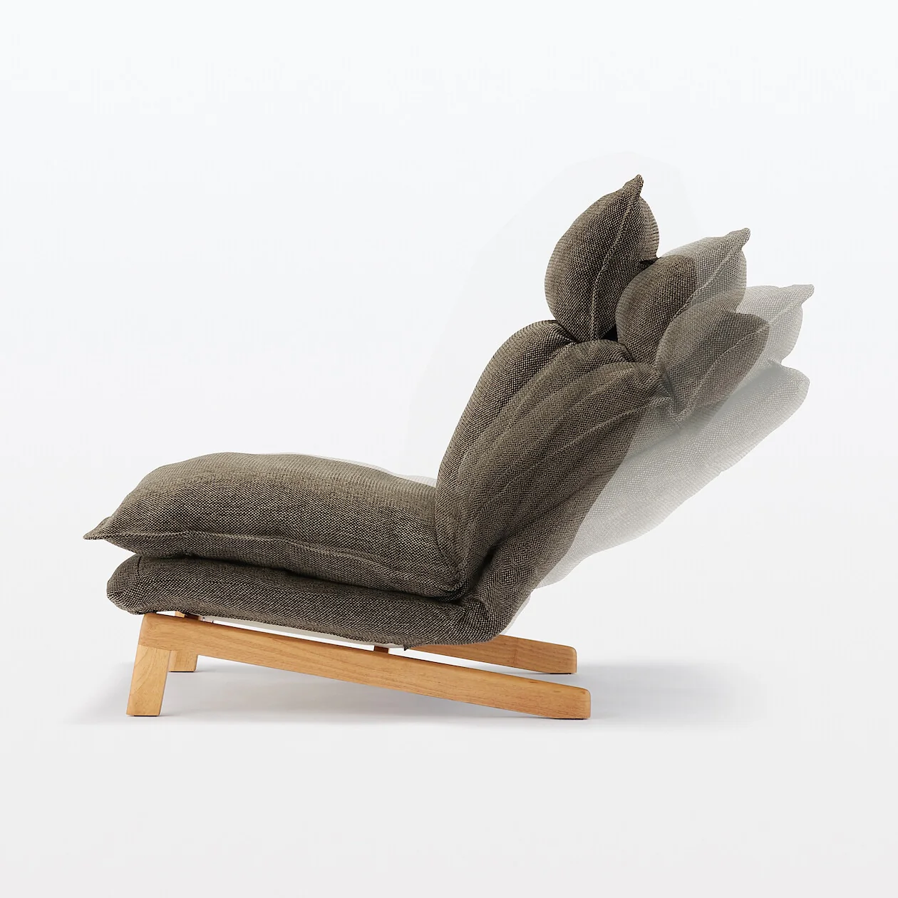 High-Back Reclining Sofa with Plain Weave Cover - Image 27