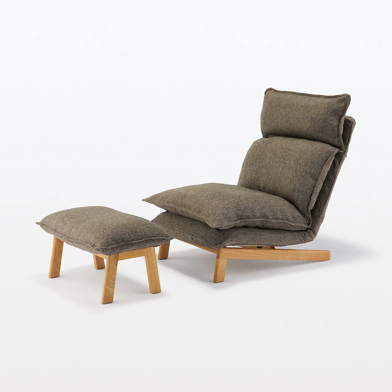 High-Back Reclining Sofa with Plain Weave Cover - Image 29