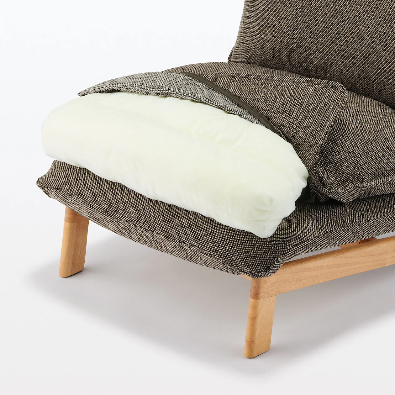 High-Back Reclining Sofa with Plain Weave Cover - Image 30