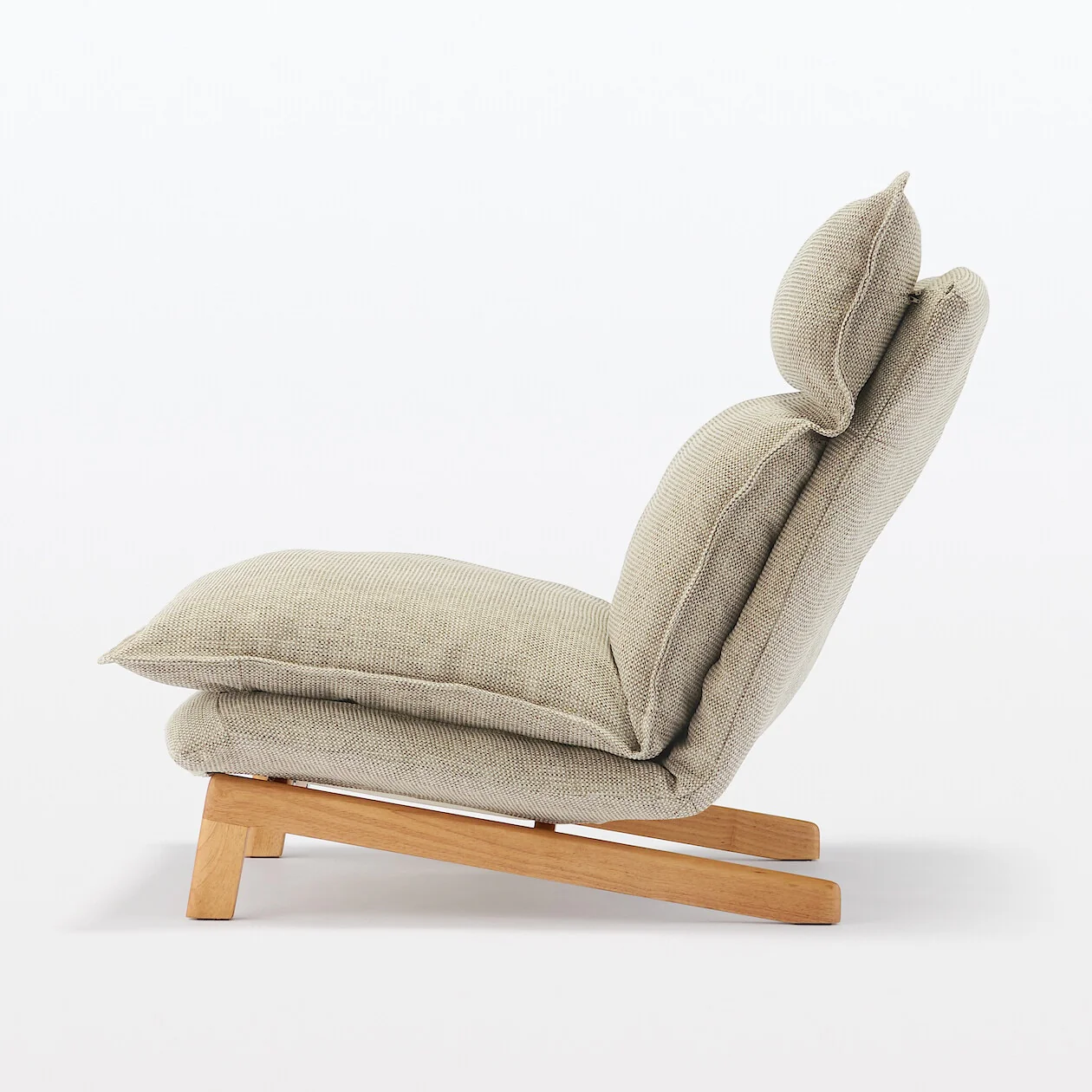 High-Back Reclining Sofa with Plain Weave Cover - Image 4