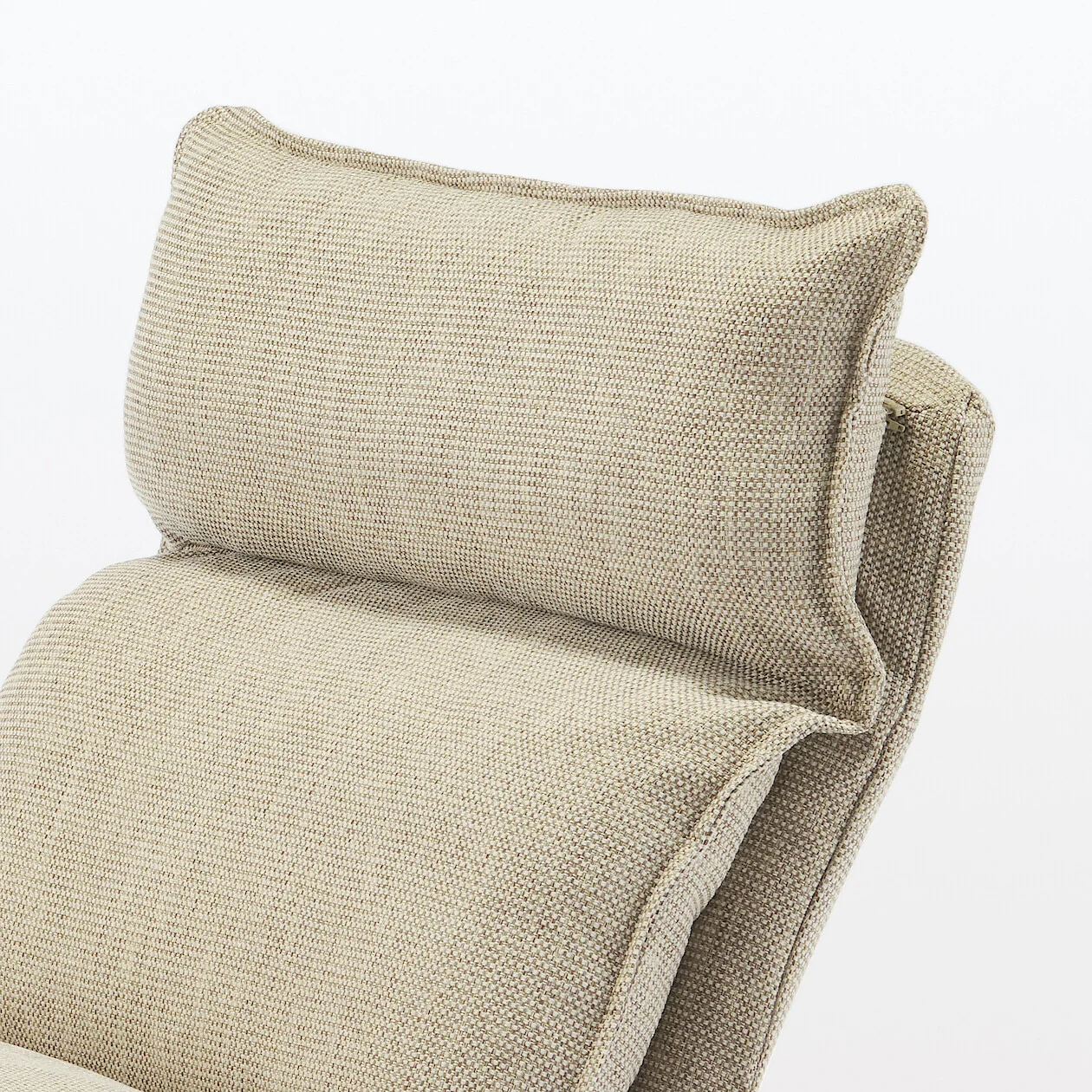 High-Back Reclining Sofa with Plain Weave Cover - Image 6