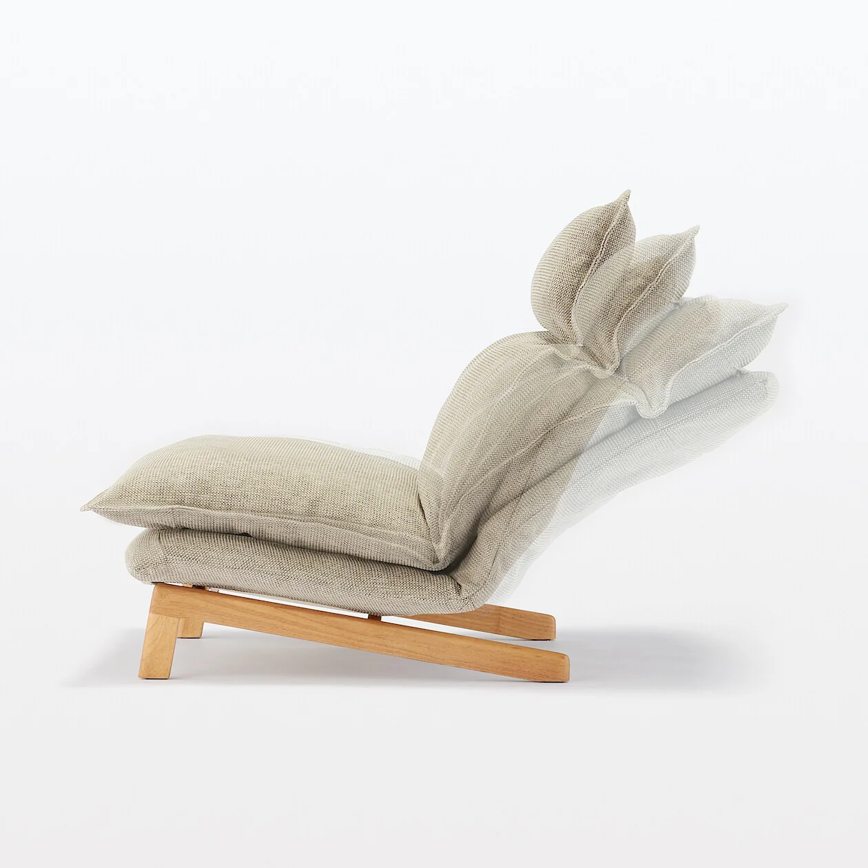 High-Back Reclining Sofa with Plain Weave Cover - Image 7