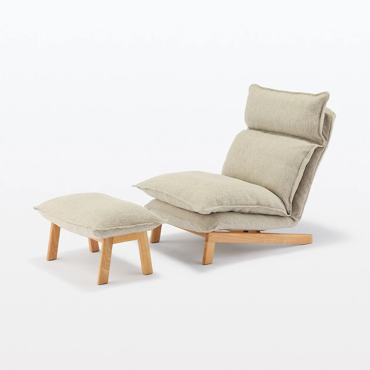 High-Back Reclining Sofa with Plain Weave Cover - Image 9
